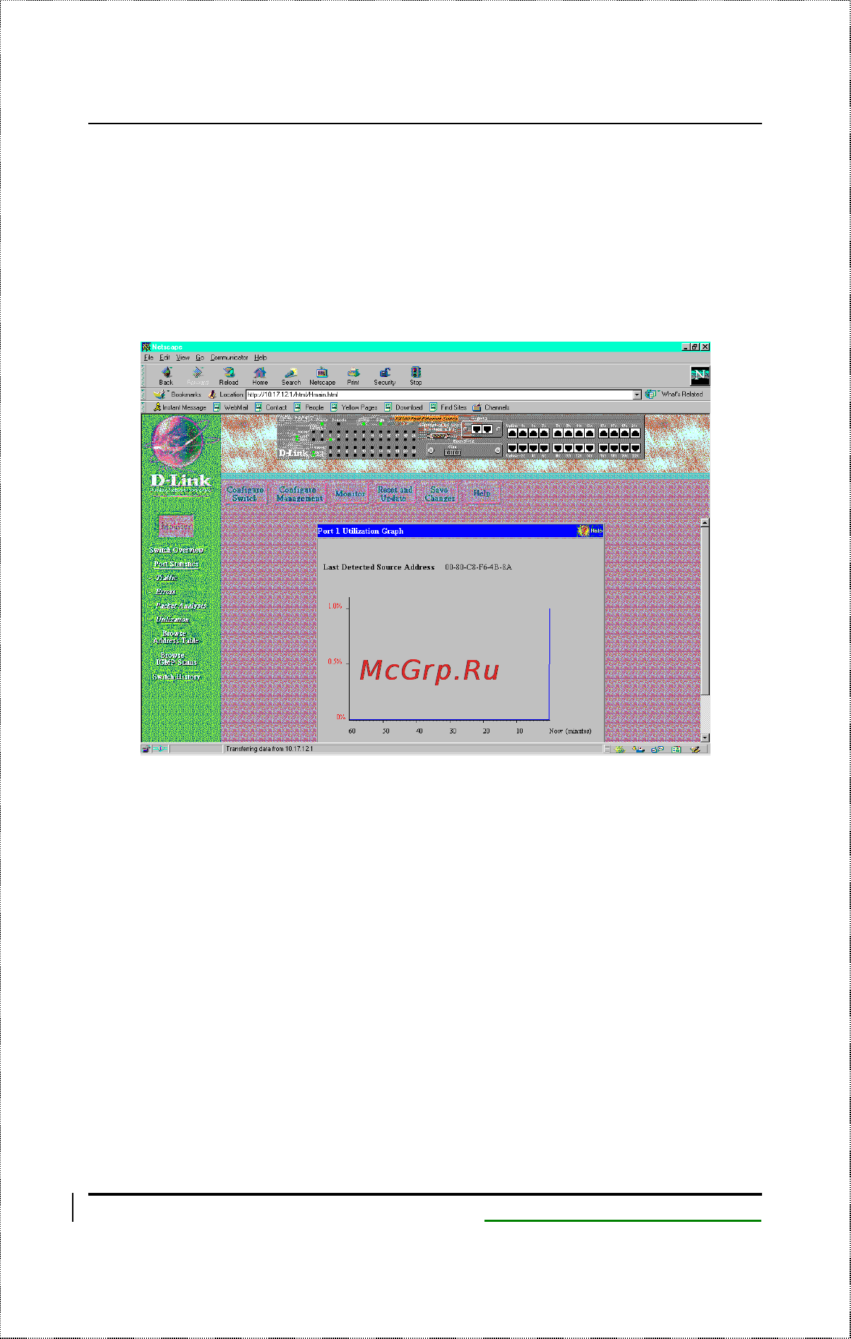 D-Link DES-2108/E [172/199] Utilization