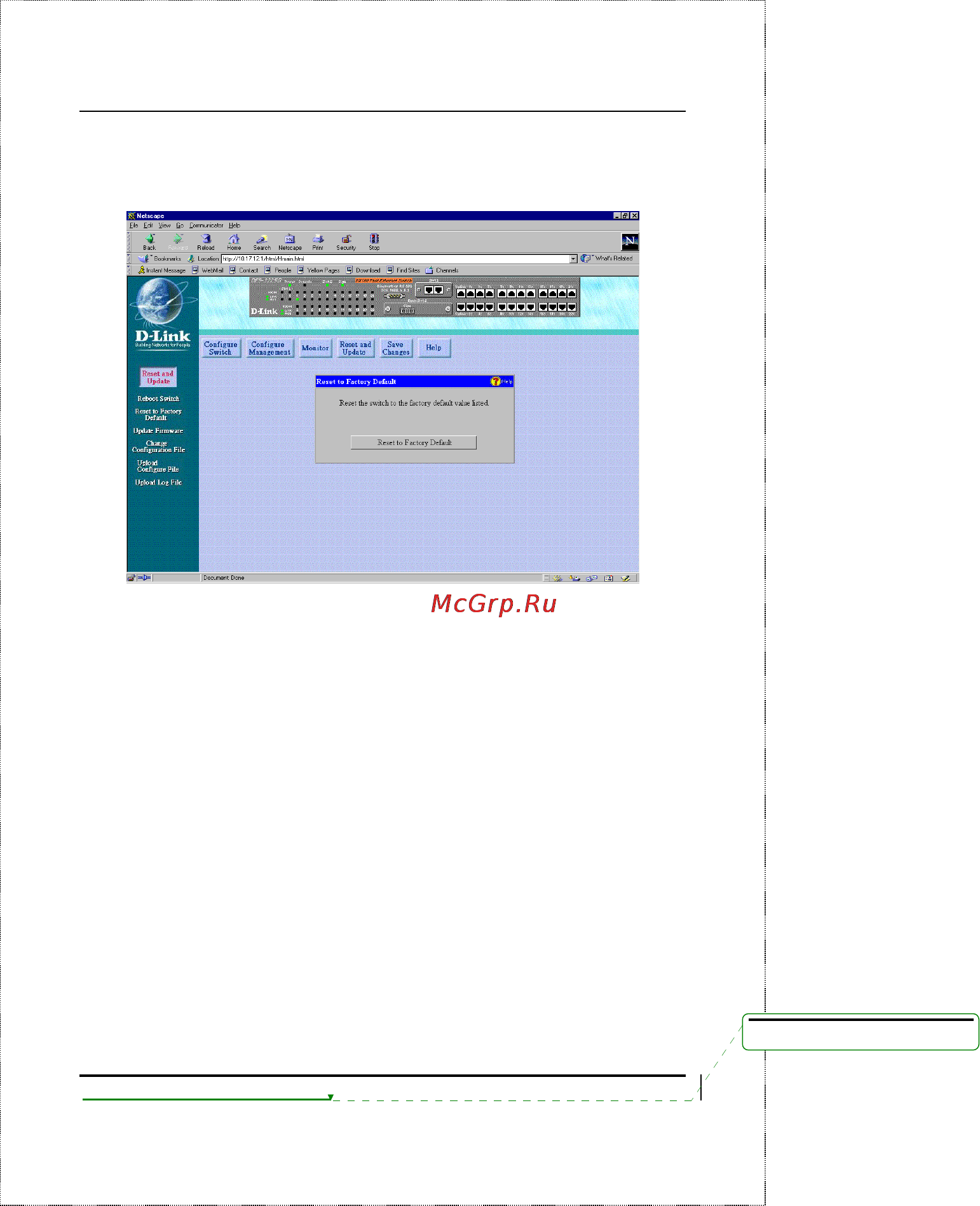 D-Link DES-2108/E [177/199] Reset to factory default