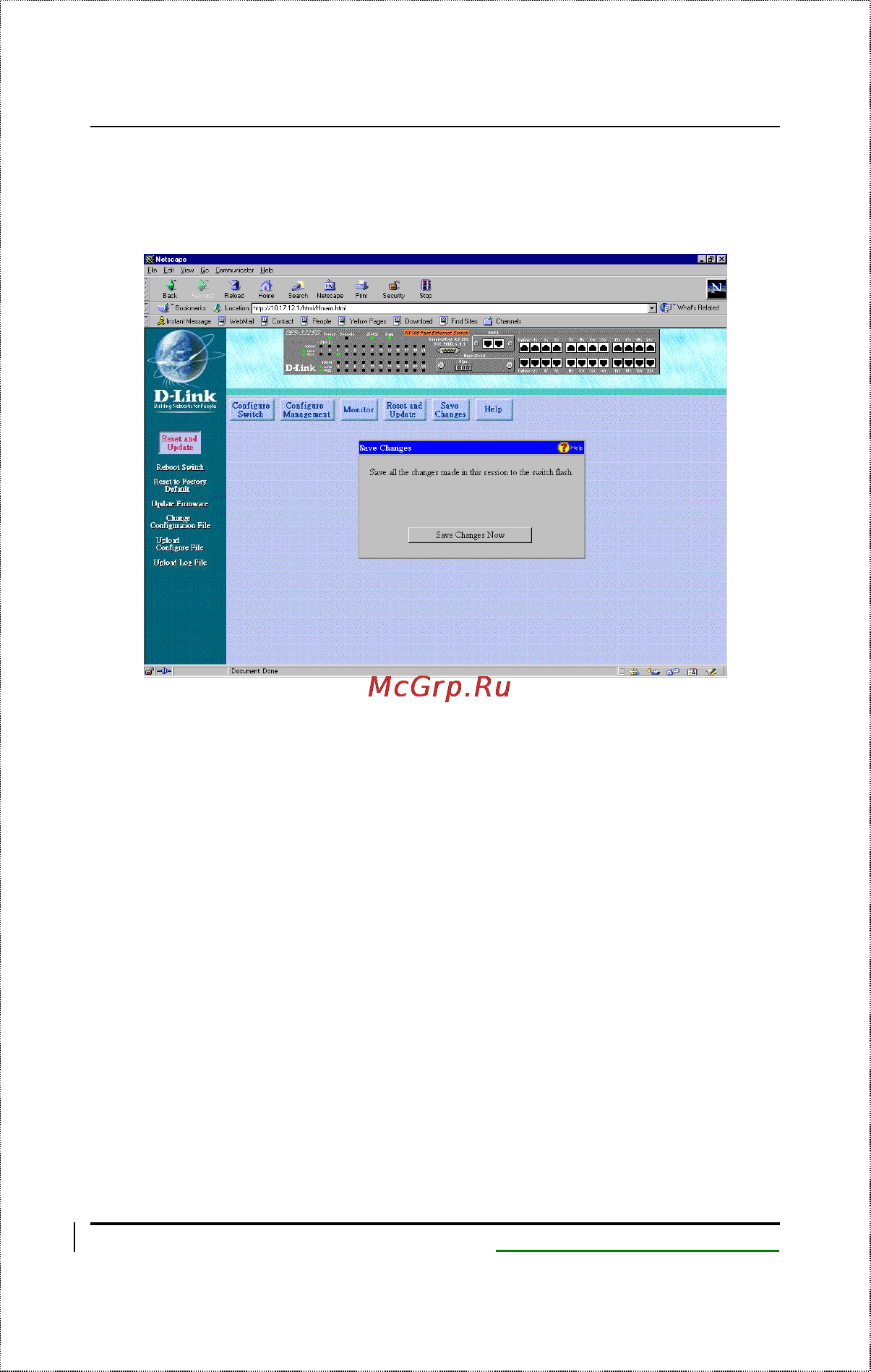 D-Link DES-2108/E [182/199] Save changes