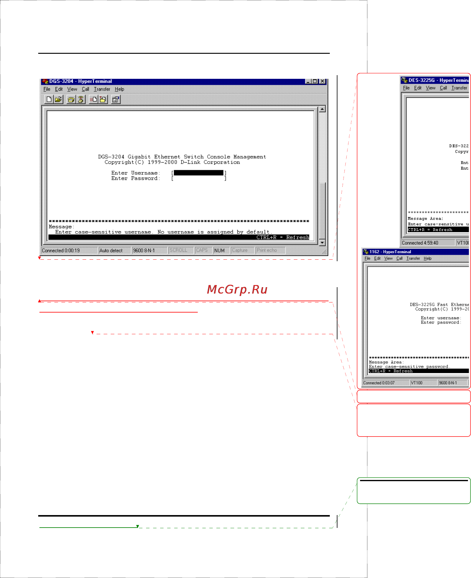 D-Link DES-2108/E [63/199] Figure 6 1 initial screen first time connecting to the switch