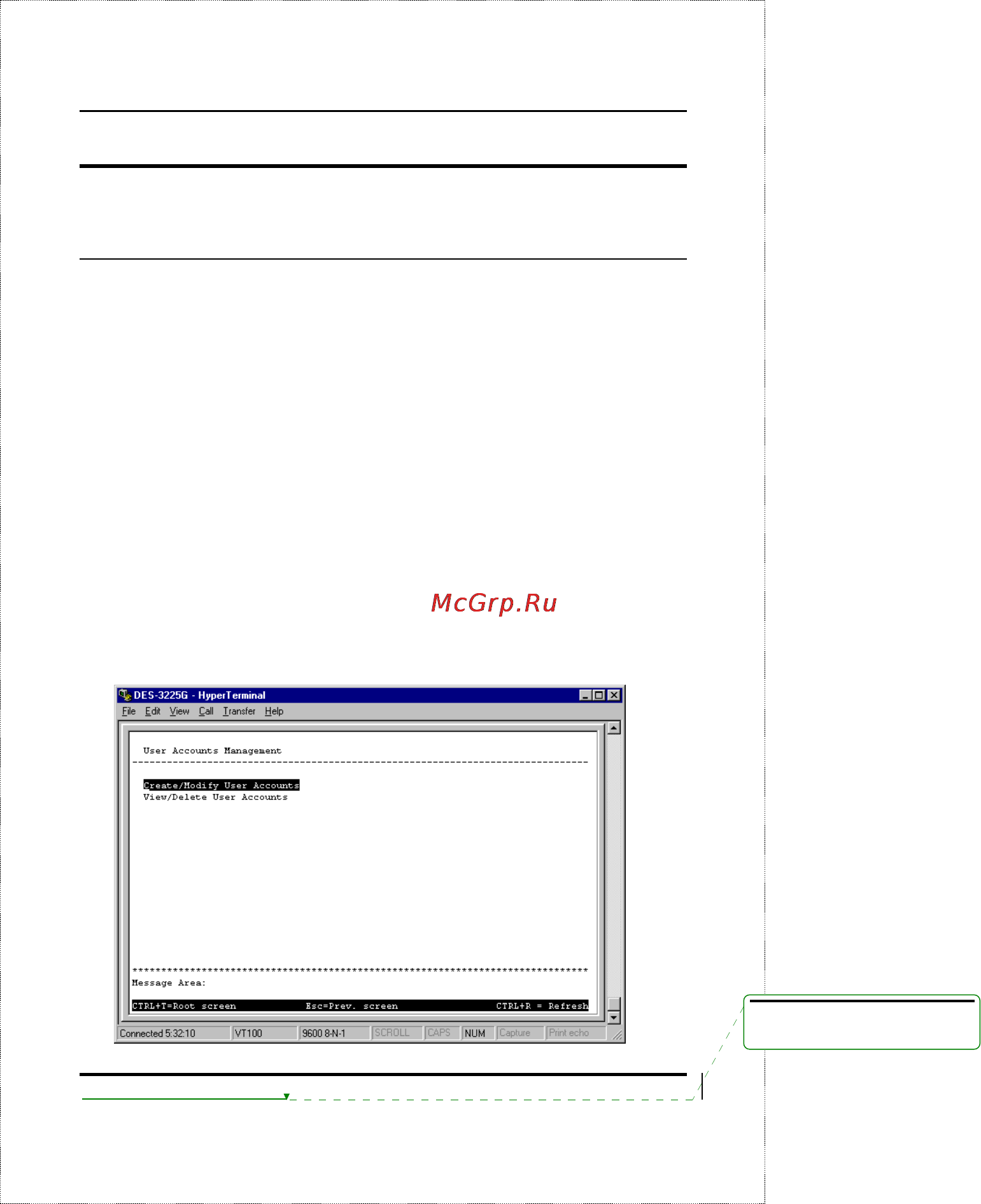 D-Link DES-2108/E [67/199] Login on the switch console by registered users