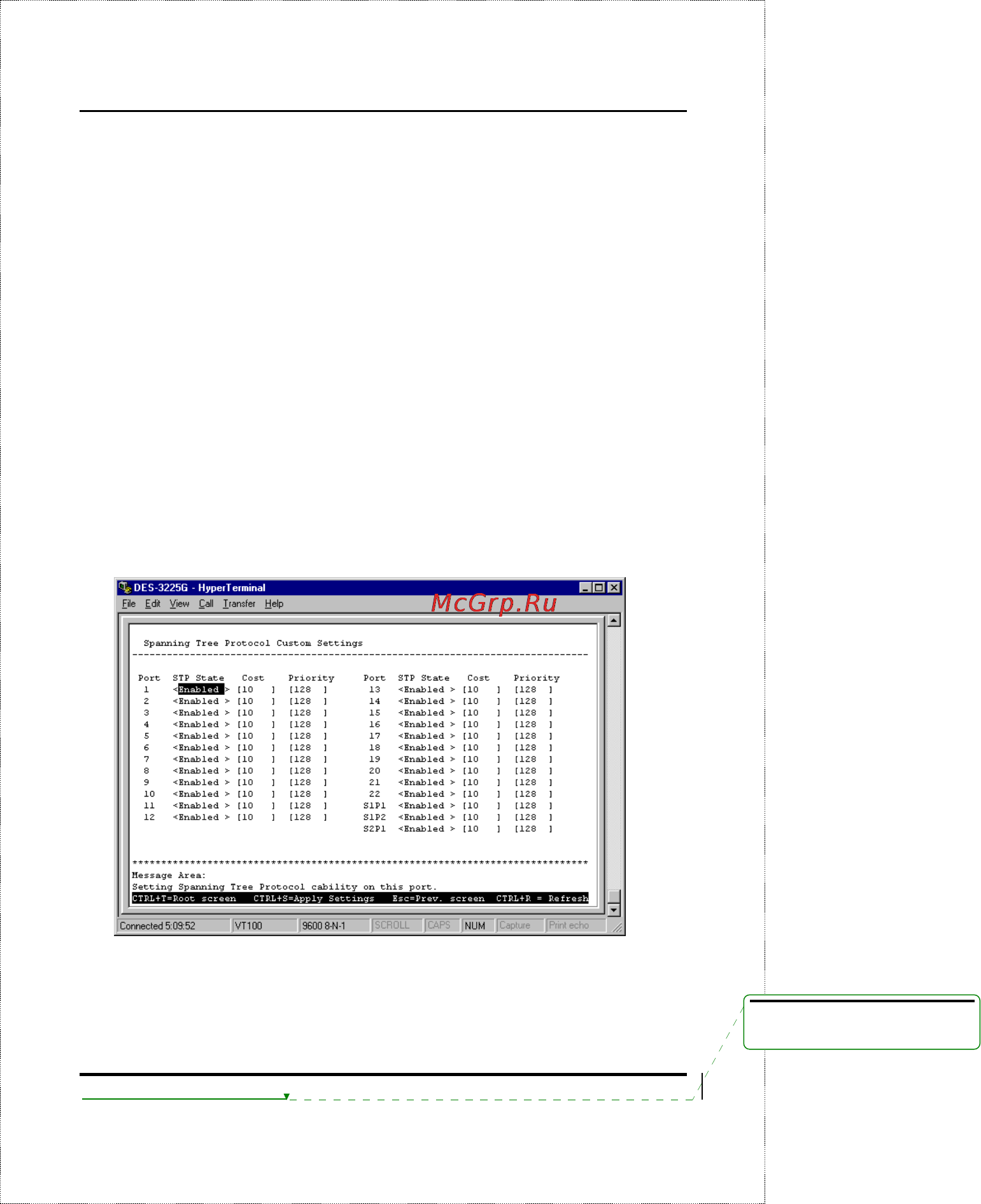D-Link DES-2108/E [89/199] Stp port control