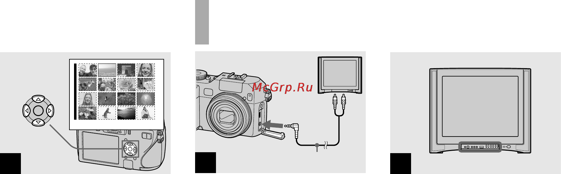 Sony Cyber-Shot DSC-V3 [48/344] Просмотр изображений на экране телевизора