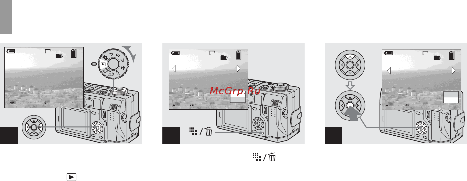 Sony Cyber-Shot DSC-V1 [36/268] Удаление изображений