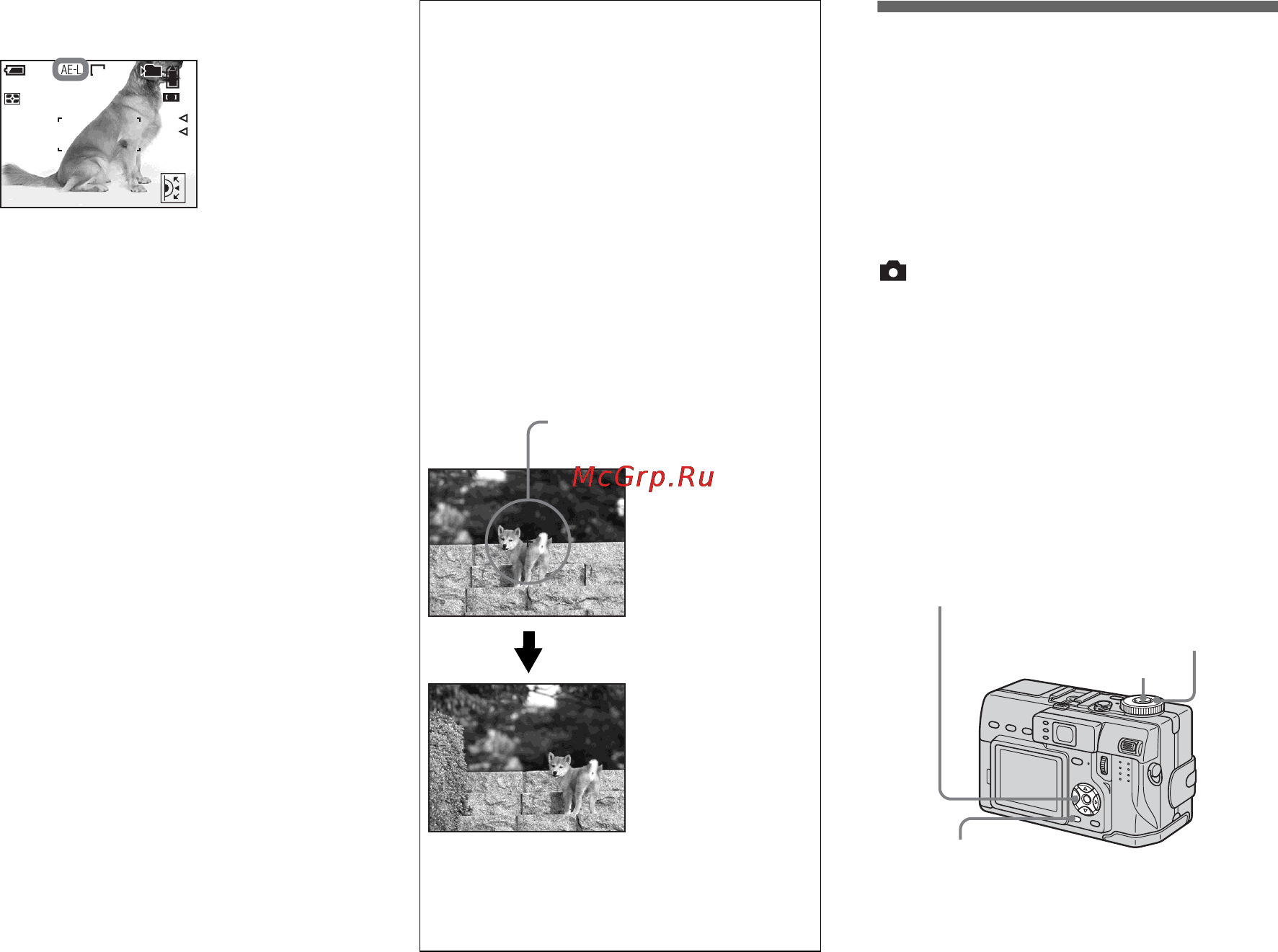 Sony Cyber-Shot DSC-V1 [56/268] Ñúåìêà ò²åõ èçîá²àæåíèé ñî ñìåùåííîé æêñïîçèöèåé