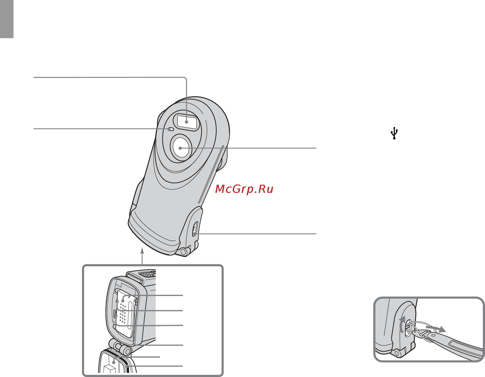Sony Cyber-Shot DSC-U60 [106/188] Delarnas namn