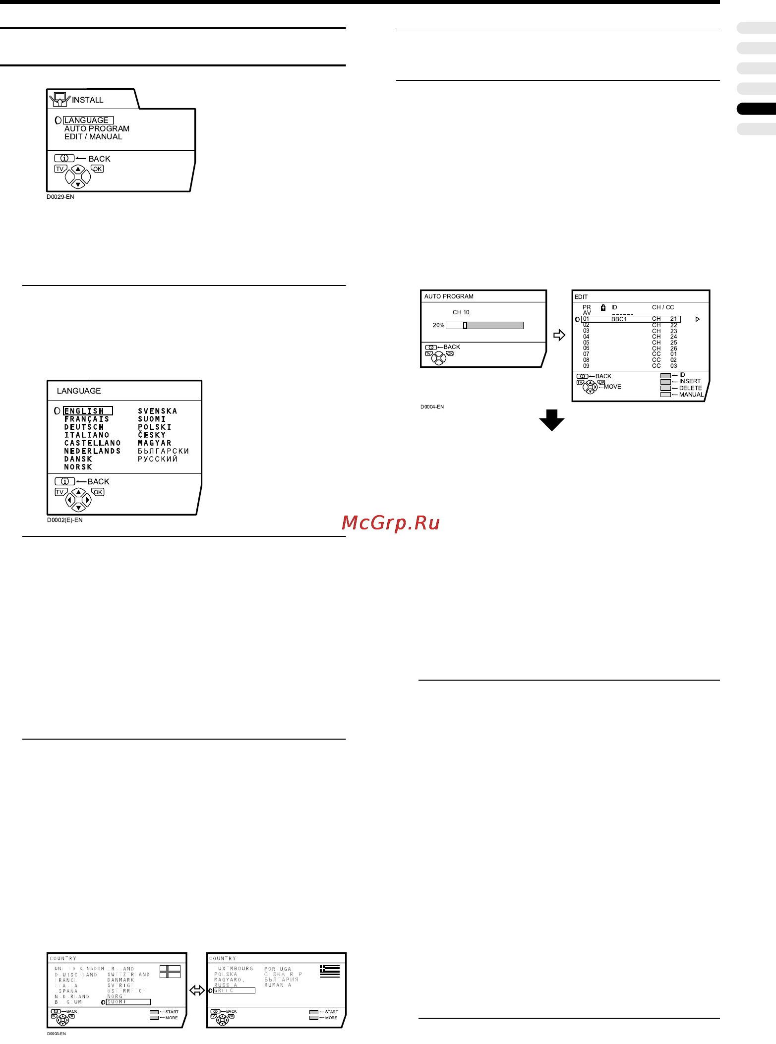 JVC HV-32D25EU [273/353] Install instalare