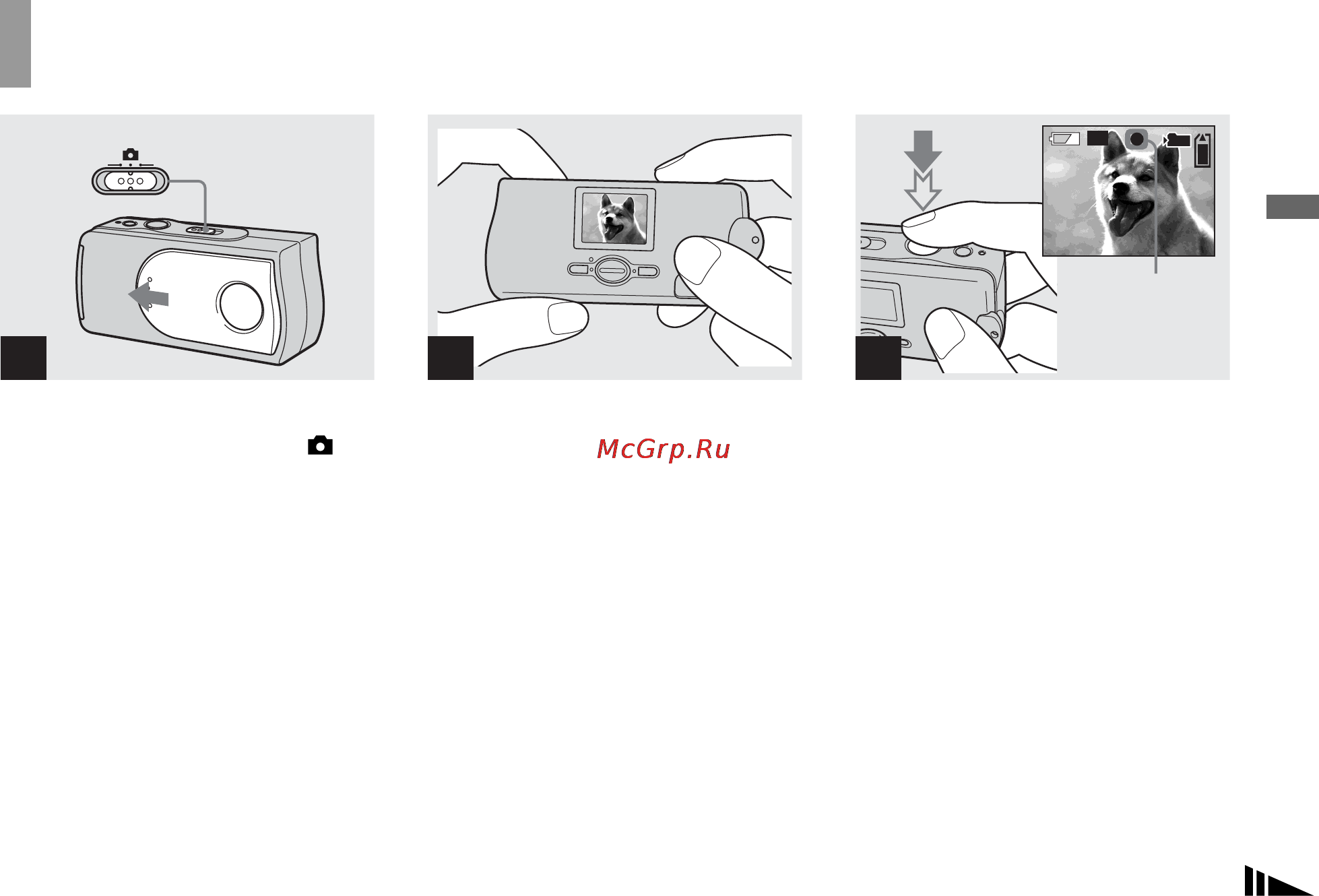 Sony Cyber-Shot DSC-U30 [21/168] Îñíîâû ñúåìêè íåïîäâèæíîãî èçîá²àæåíèø èñïîëüçîâàíèå ²åæèìà àâòîìàòè åñêîé ²åãóëè²îâêè