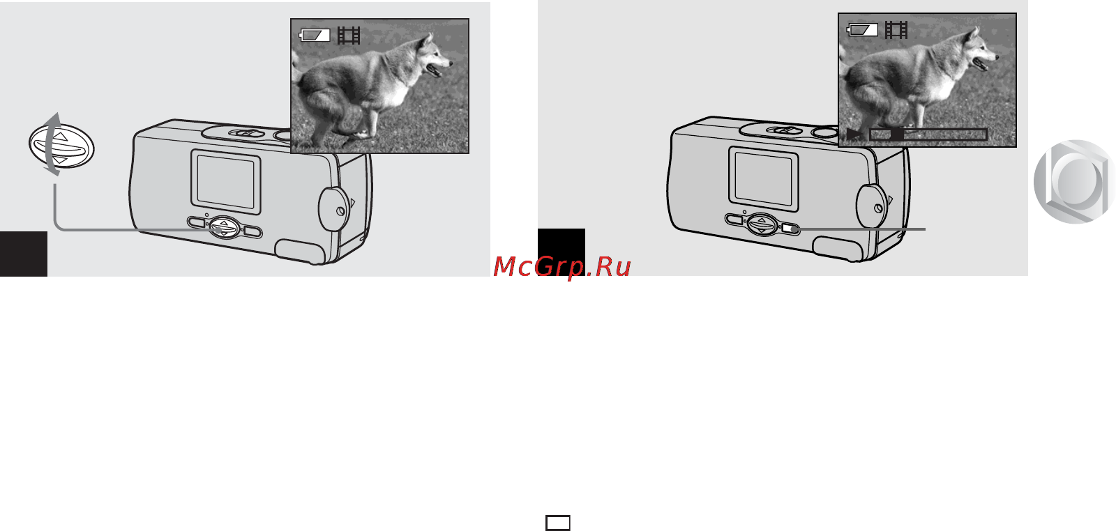 Sony Cyber-Shot DSC-U10 [51/204] Выберите нужные фильмы с помощью кнопок v v на кнопке управления