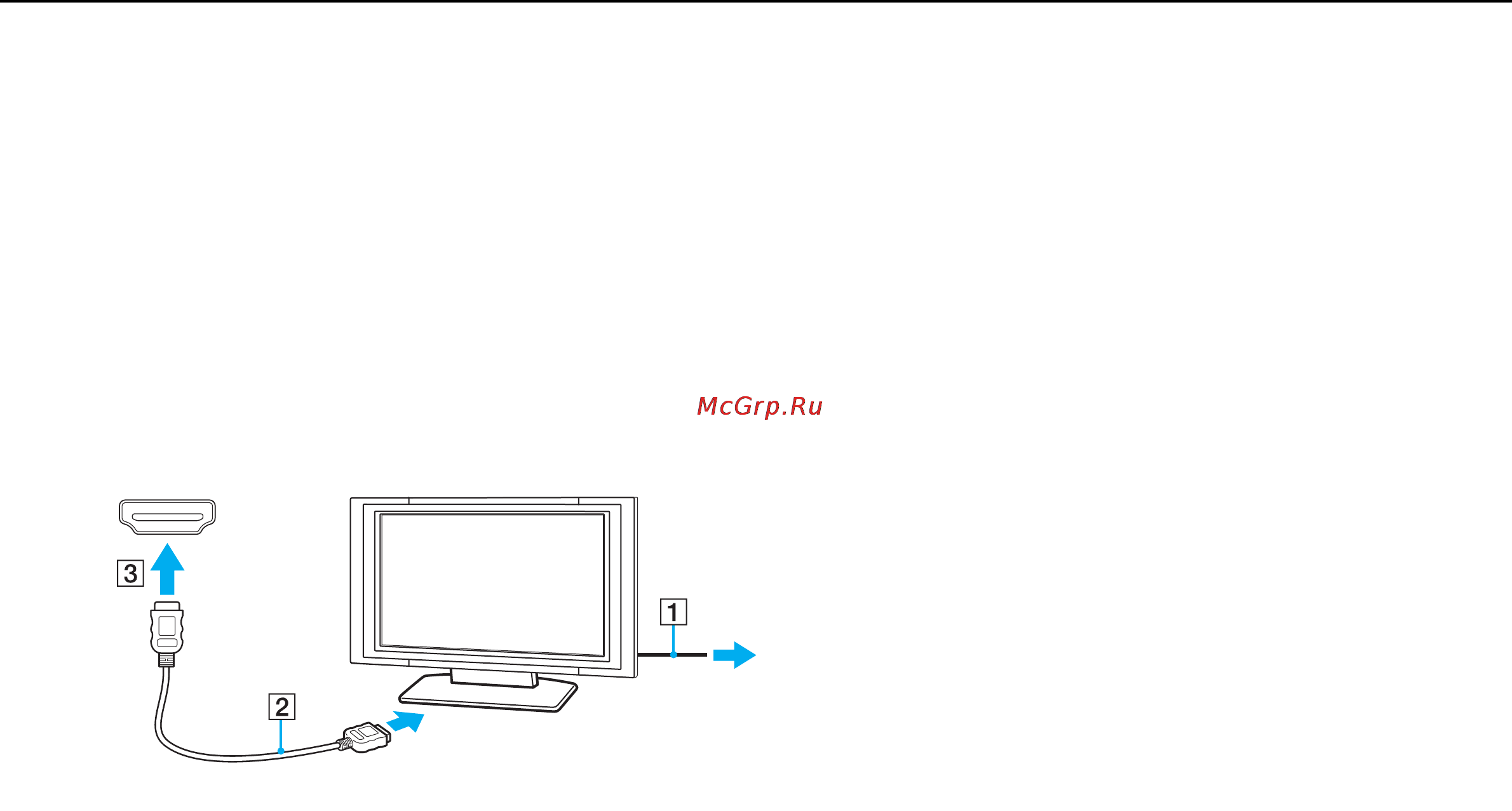 Sony VAIO VPCYA1V9E [65/144] Подключение телевизора к входному порту hdmi