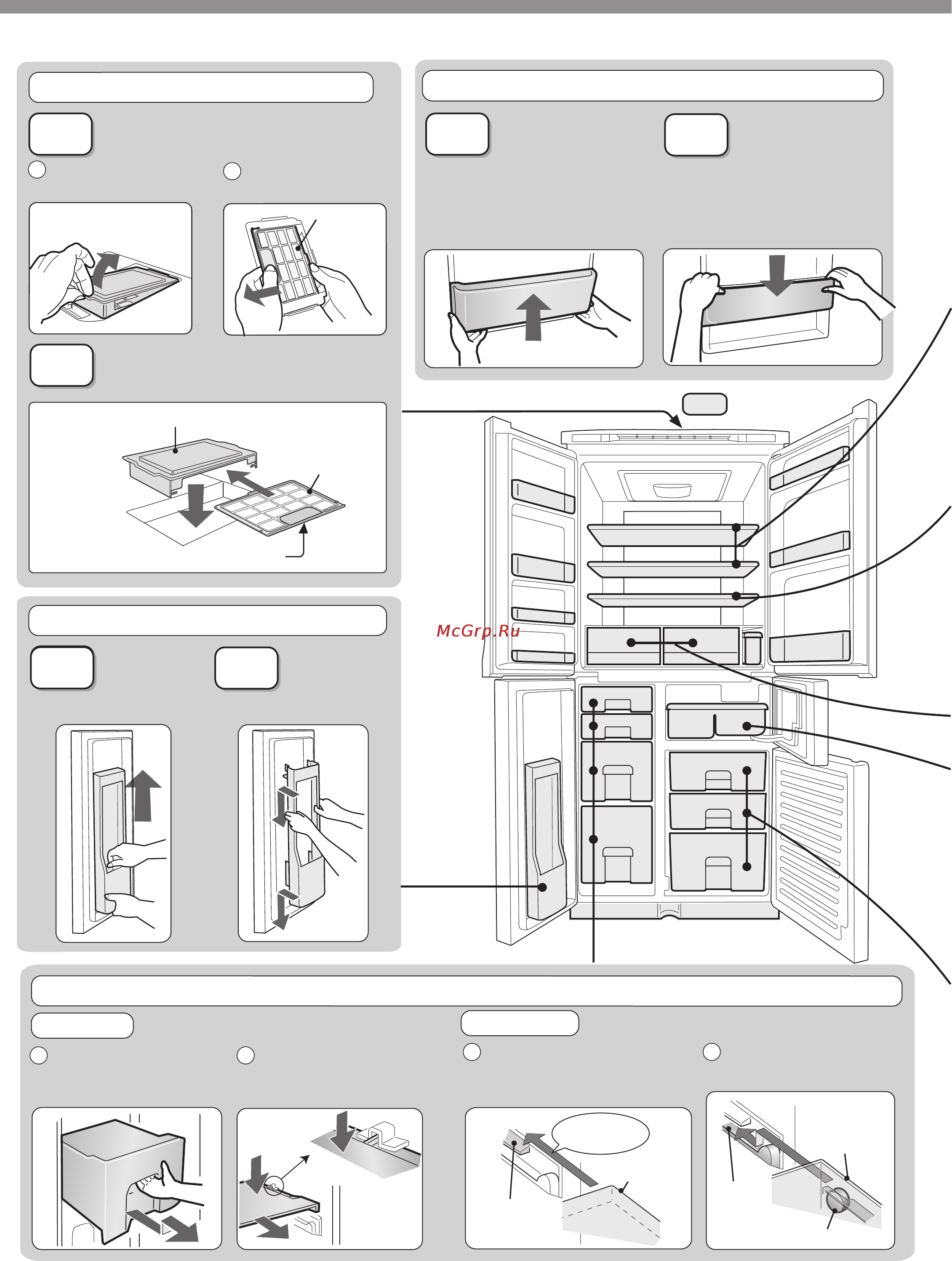 Sharp SJ-PV50H-G [36/62] Mounting and removing accompanying parts