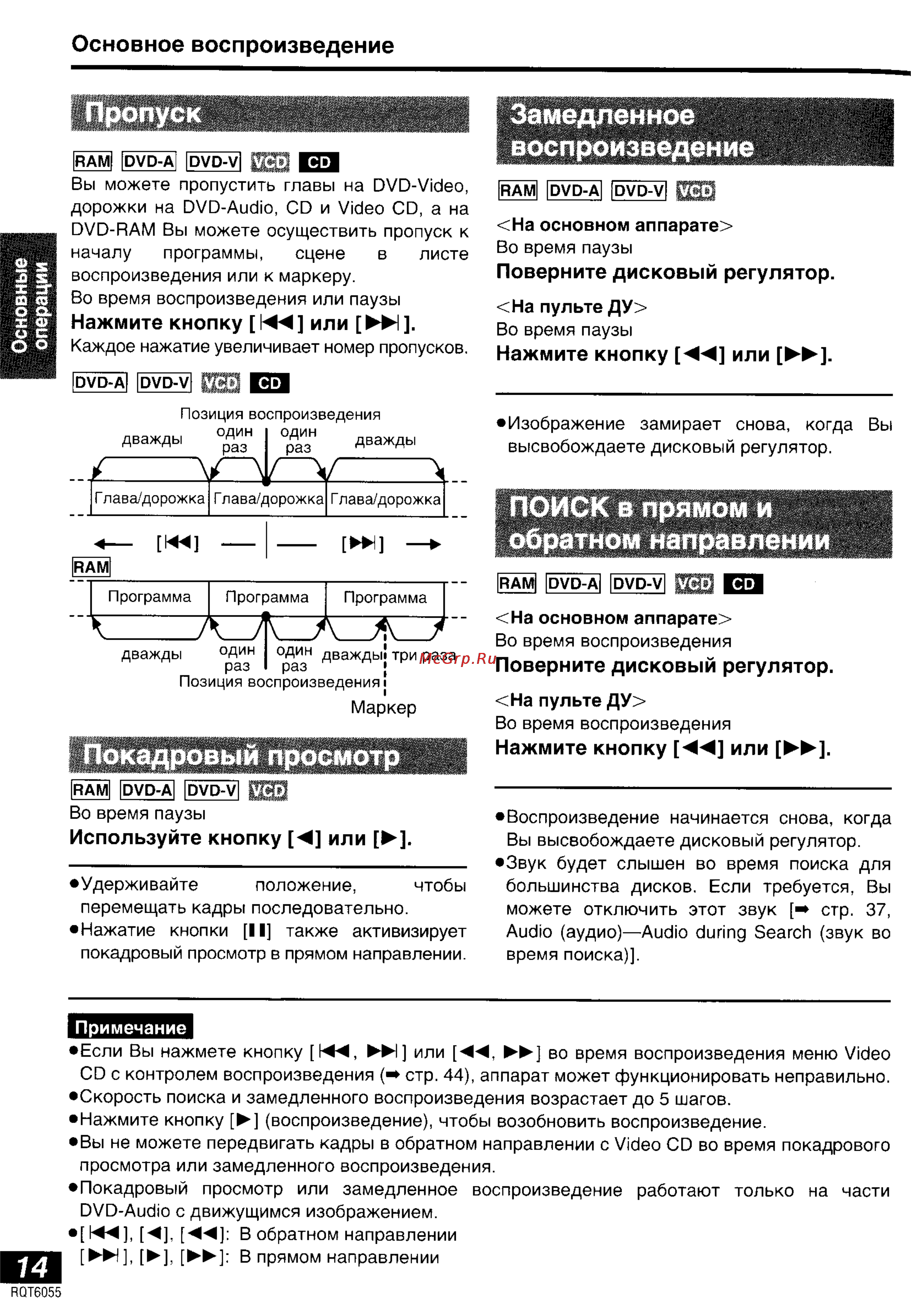 Panasonic DVD-LA95 [14/50] Замедленное воспроизведение