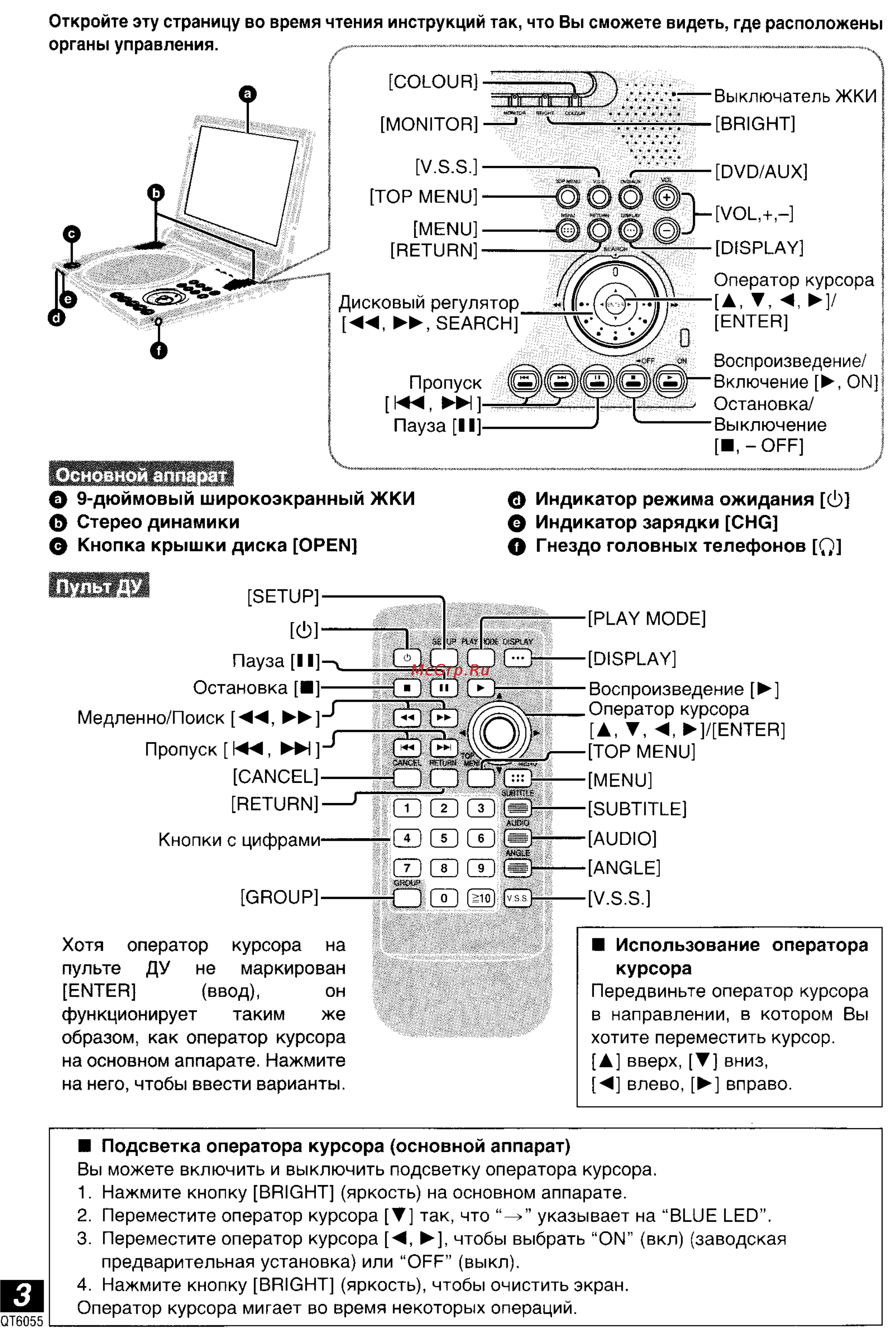 Panasonic DVD-LA95 Инструкция по эксплуатации онлайн [3/50] 40321