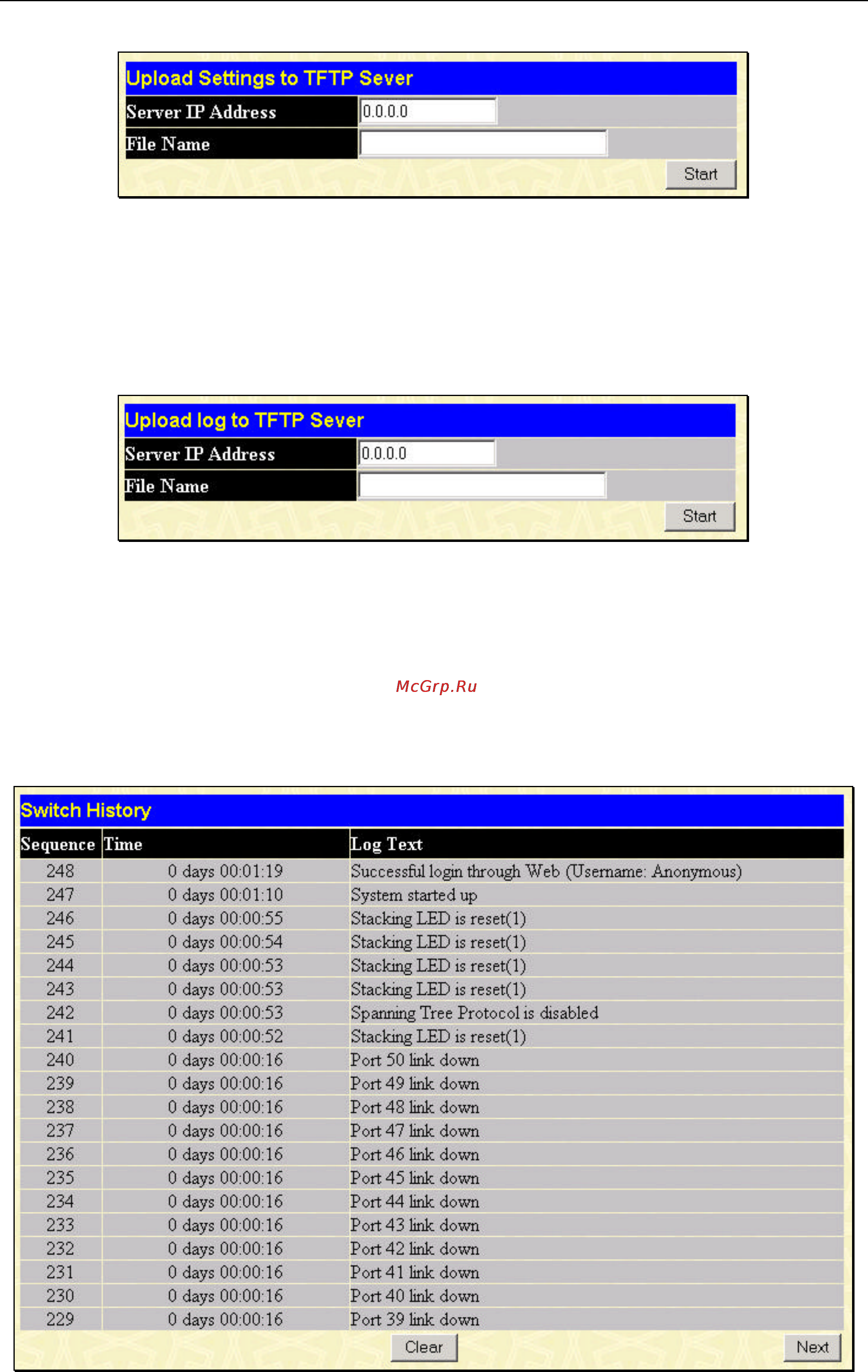 D-Link DES-3350SR [158/184] Switch history