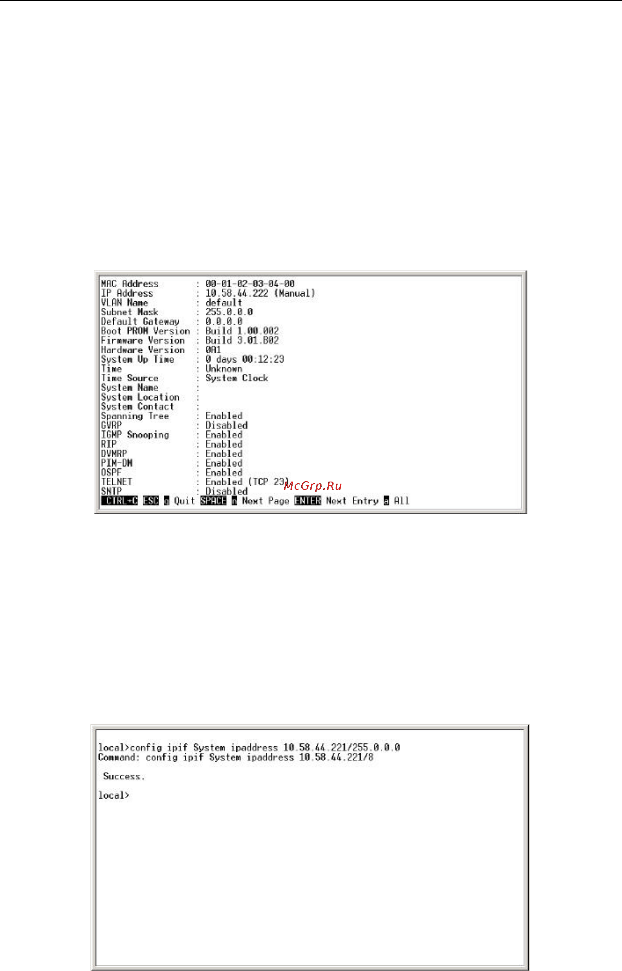 D-Link DES-3350SR [24/184] Ip address assignment