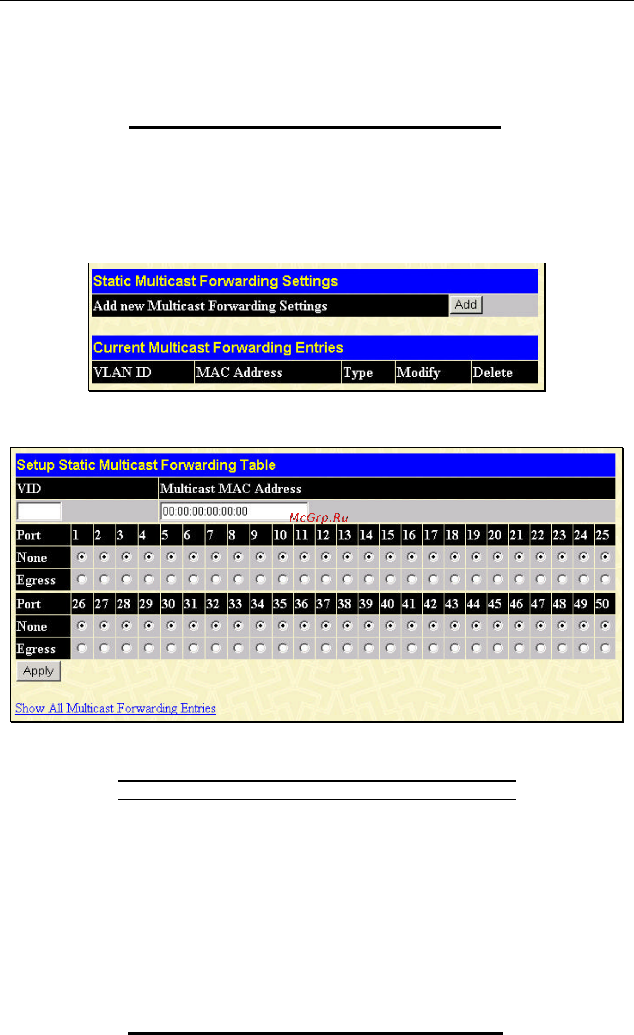 D-Link DGS-3024 [44/184] Multicast forwarding