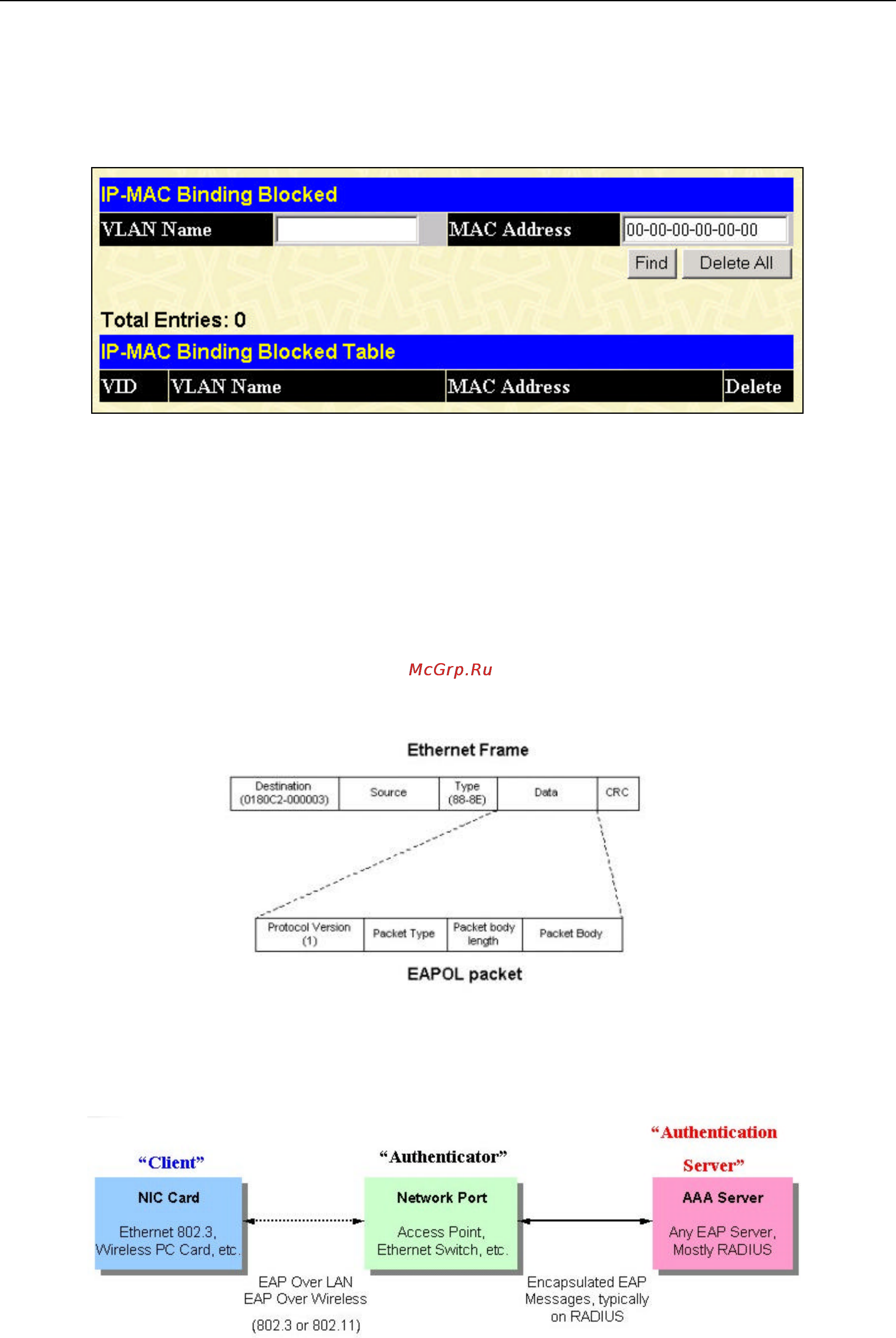 D-Link DES-3350SR [78/184] Ip mac binding blocked