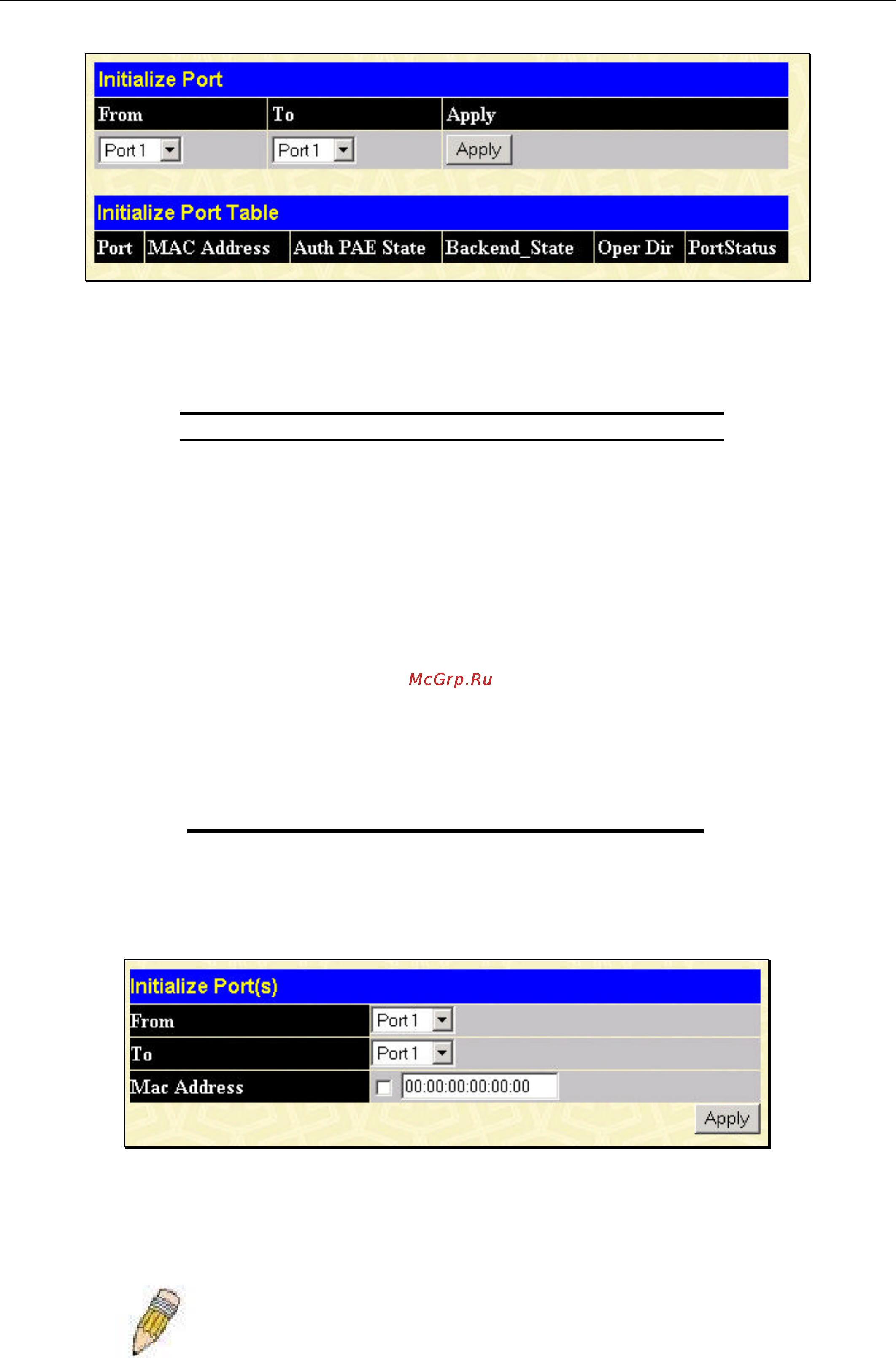 D-Link DES-3350SR [87/184] Initializing ports for mac based 802 x