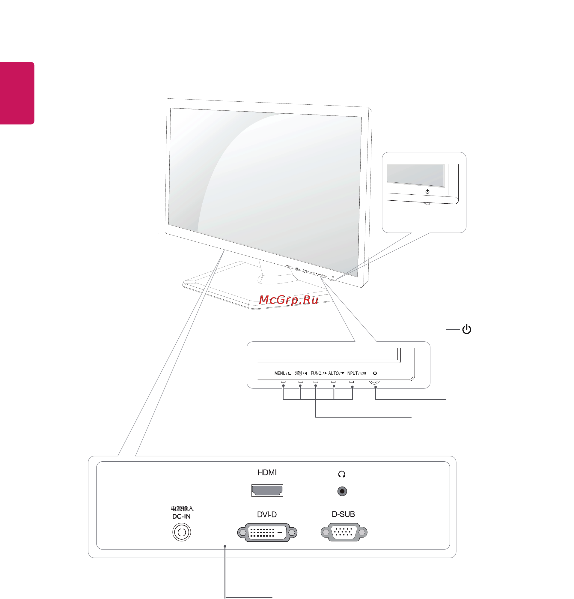 LG D2743P [4/32] Составляющиеикнопки