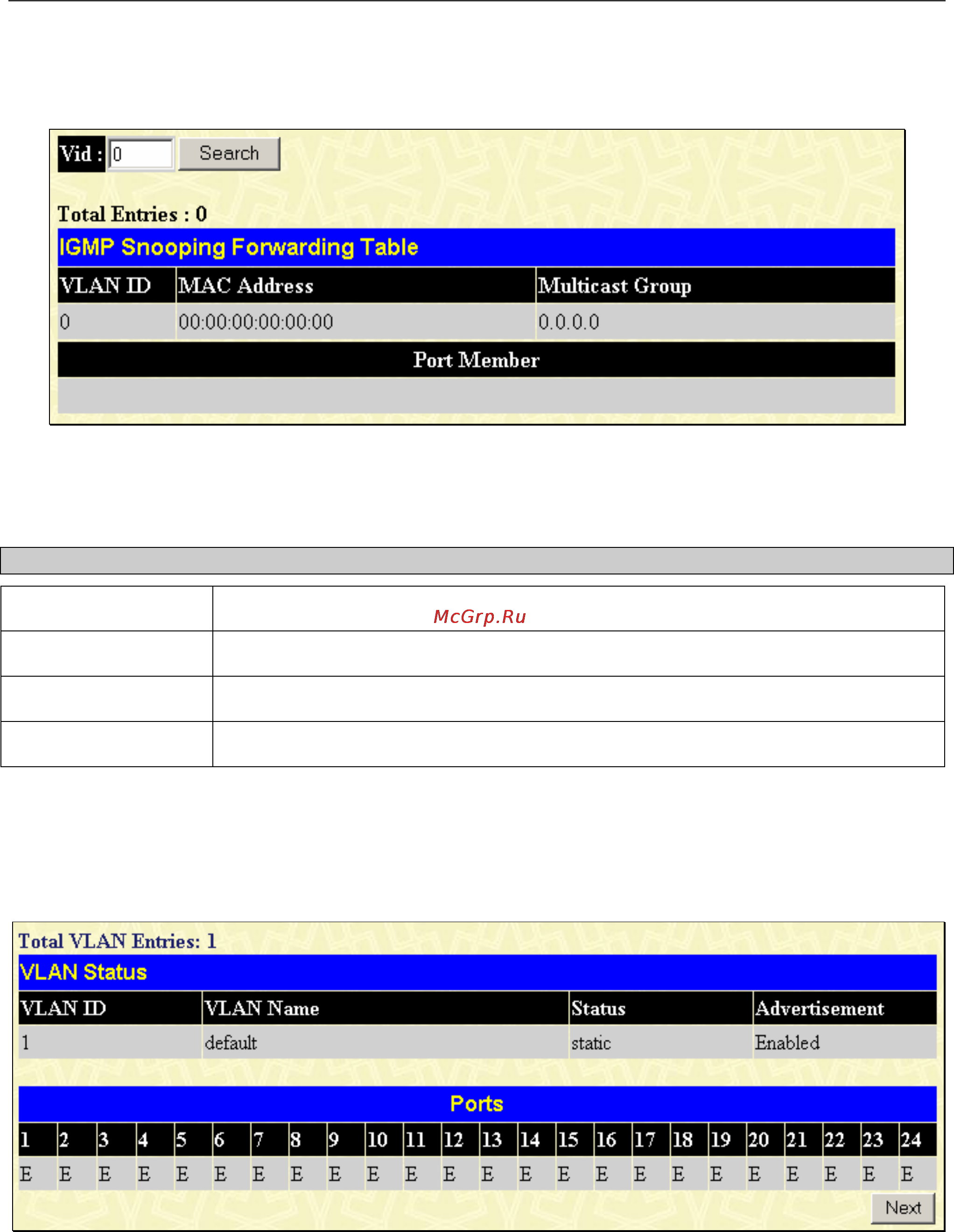 D-Link DGS-3208F [147/180] Igmp snooping forwarding