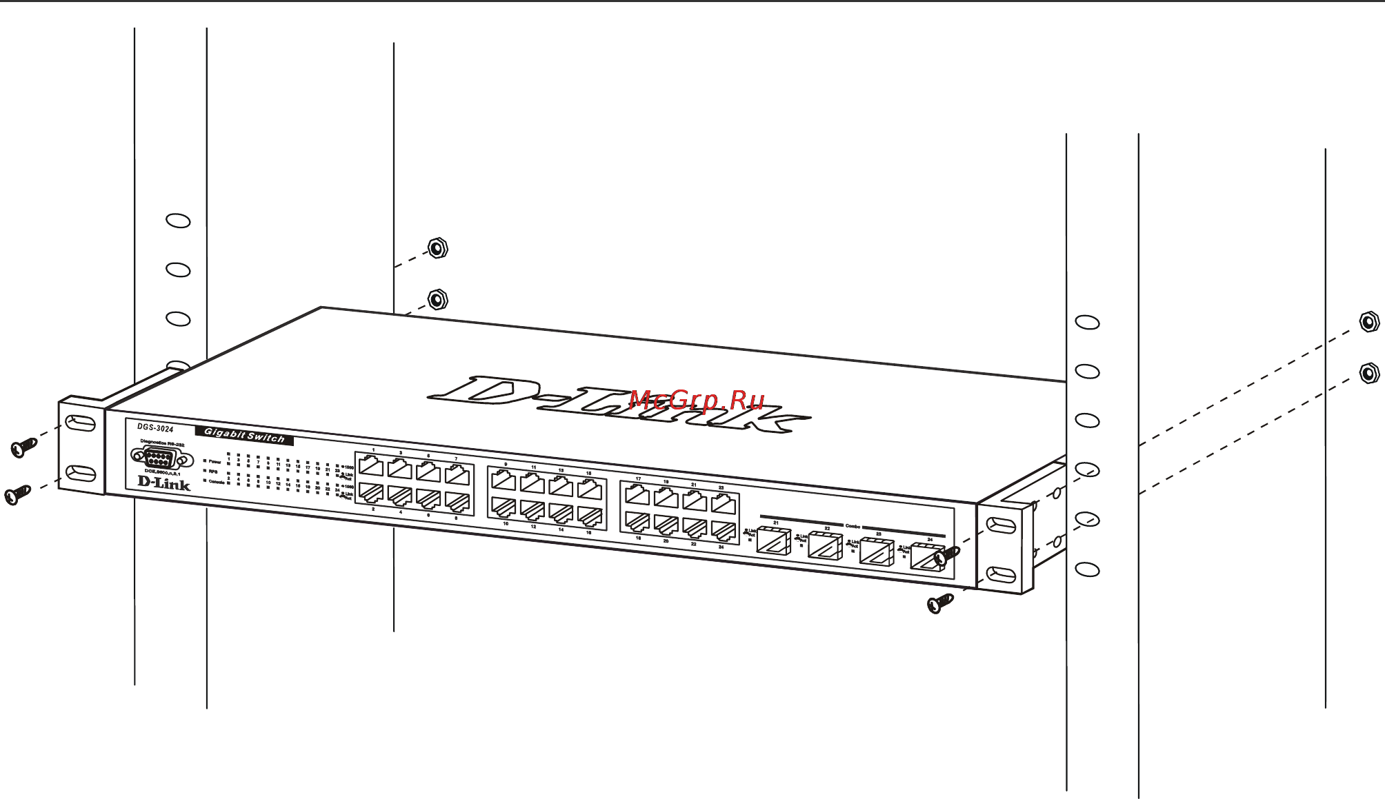 D-Link DGS-3204 [19/180] External redundant power system