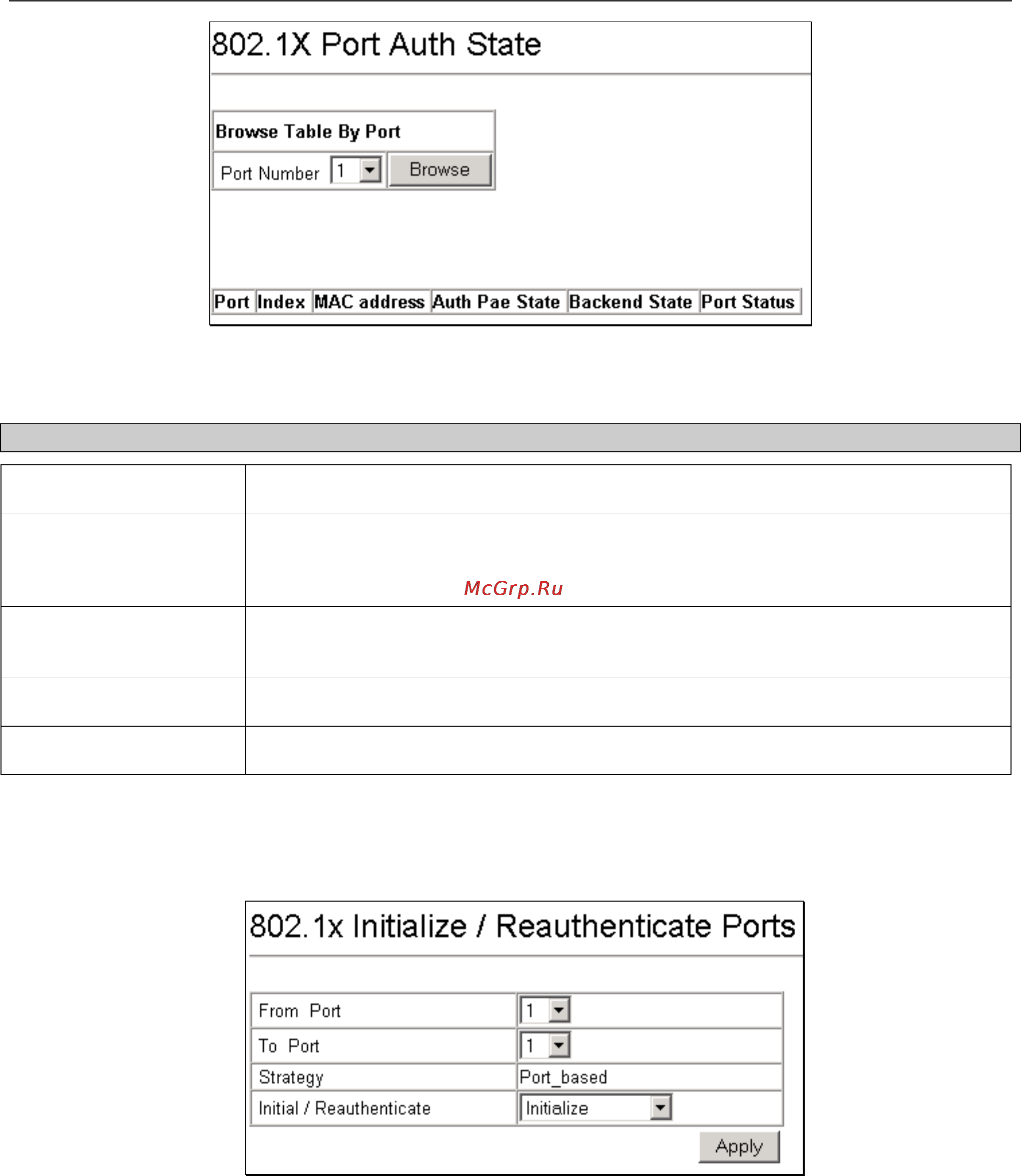 D-Link DHS-3226 [113/160] X initialize reauthenticate ports