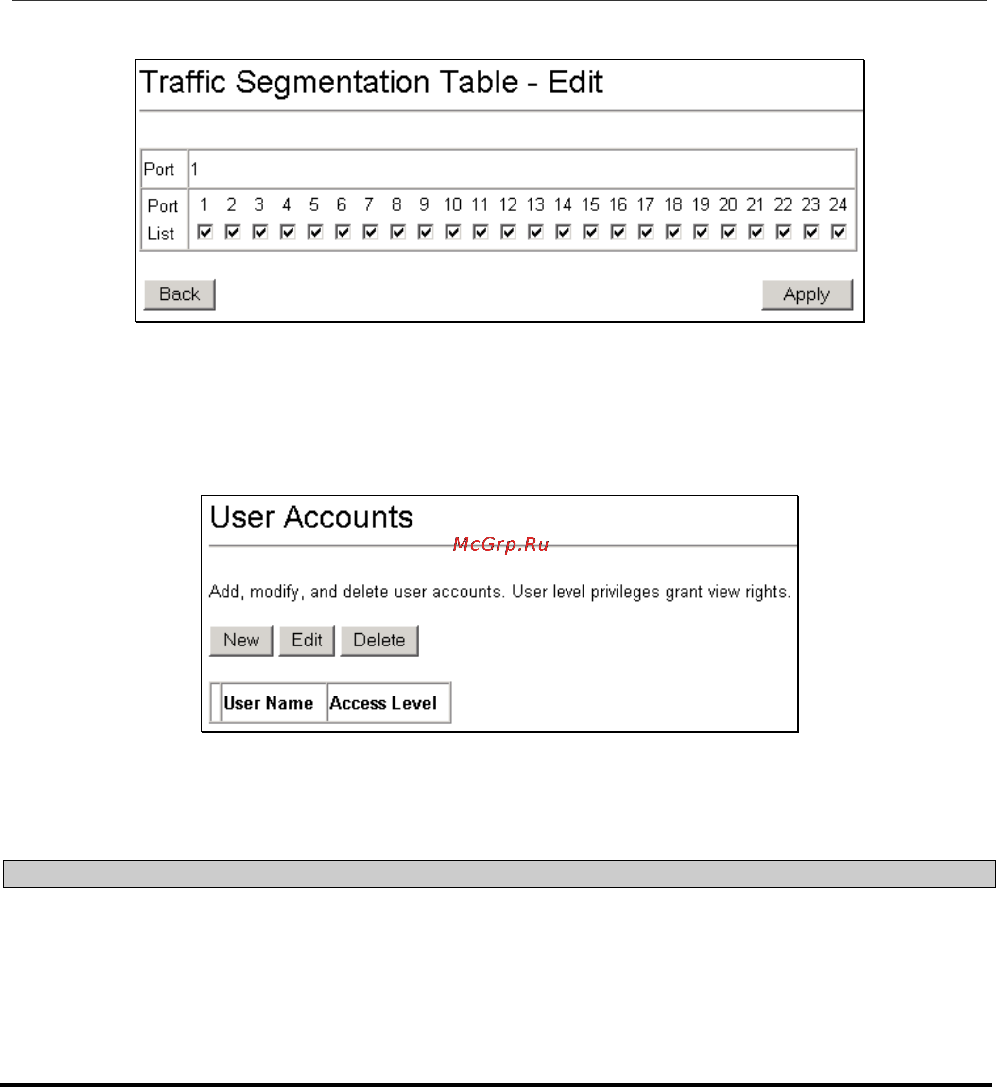 D-Link DGS-3308TG [51/160] User accounts