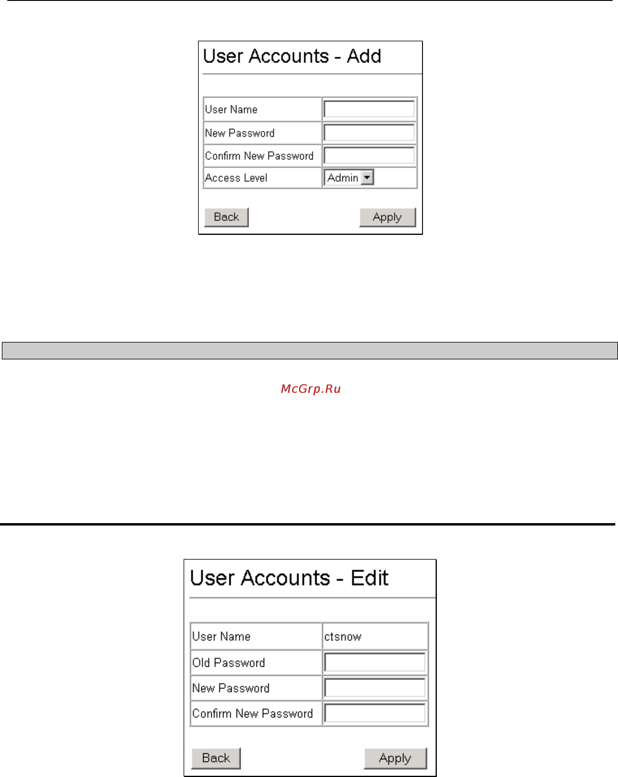 D-Link DGS-3308TG [52/160] User accounts add