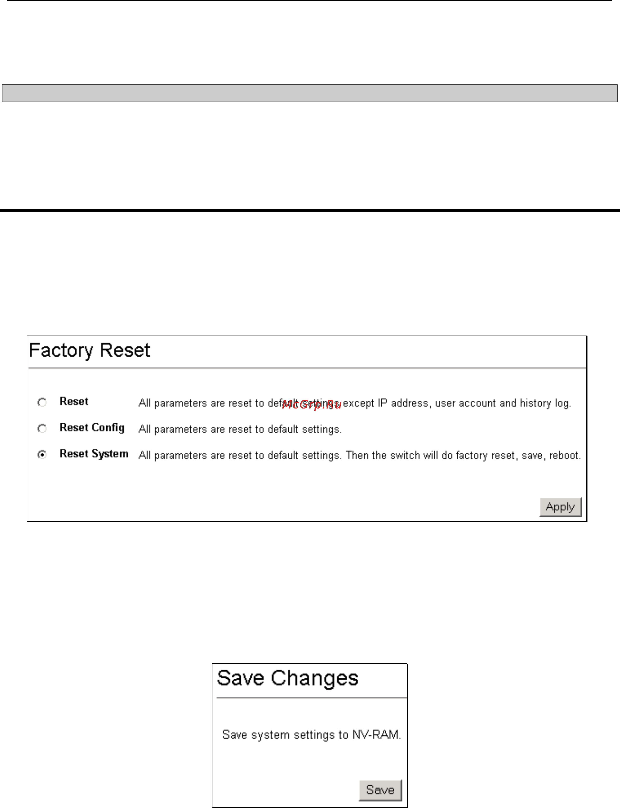 D-Link DGS-3308TG [72/160] Factory reset