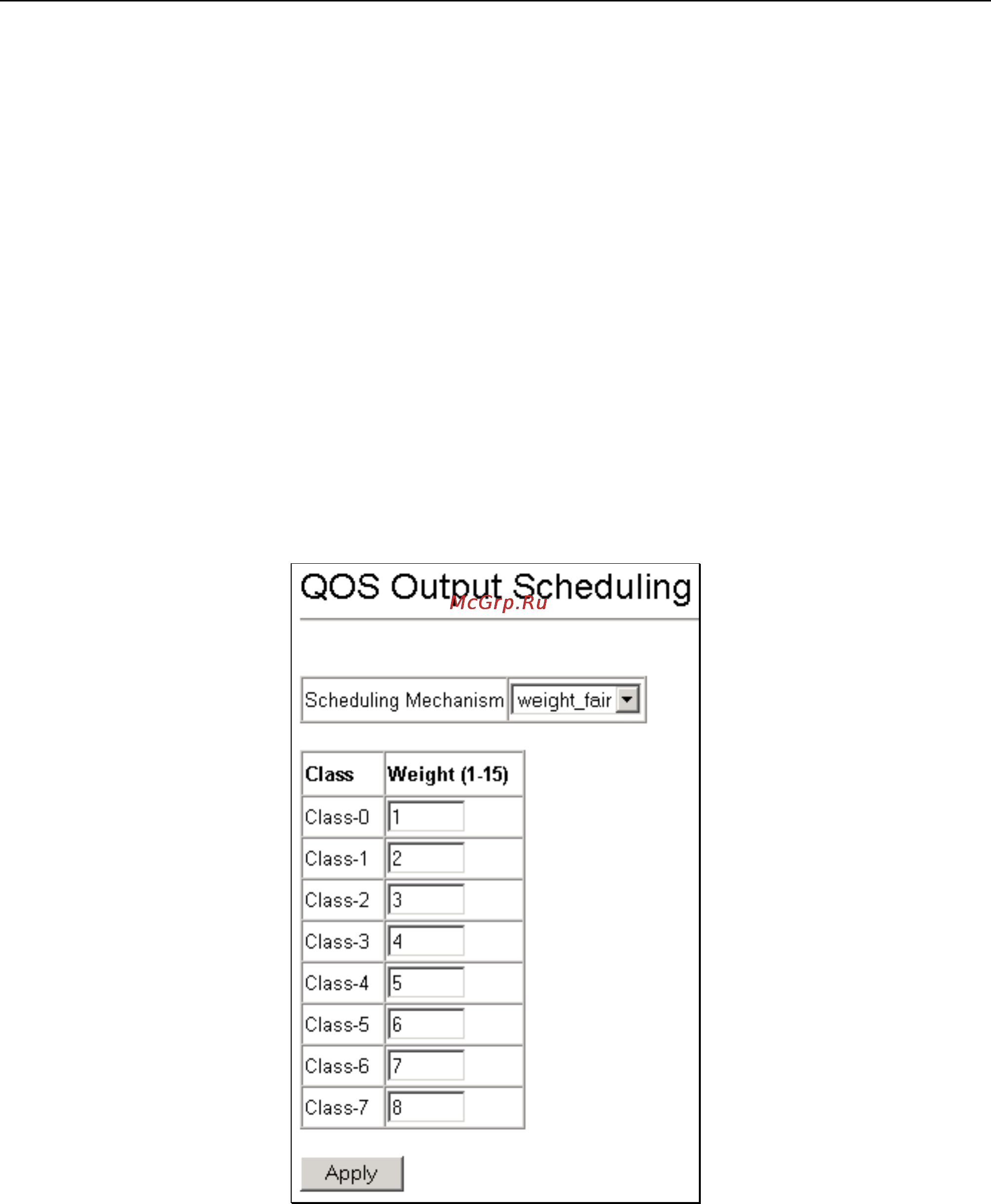 D-Link DHS-3226 [82/160] Qos output scheduling