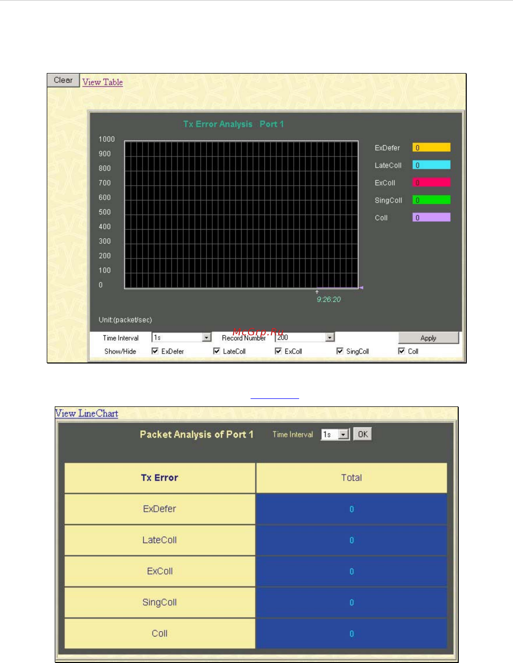 D-Link DES-3528 [173/260] Transmitted tx