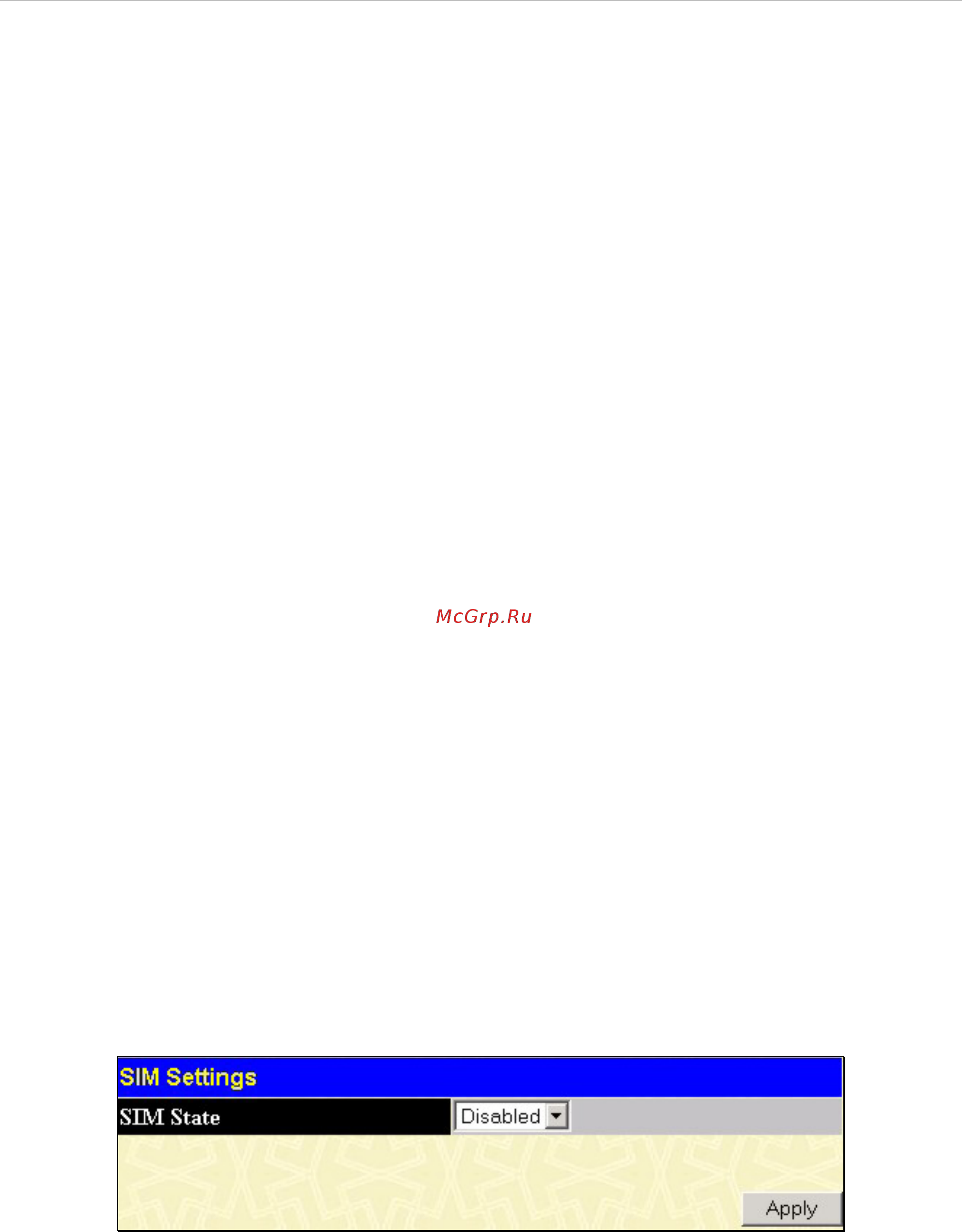 D-Link DES-3552 [193/260] Sim using the web interface