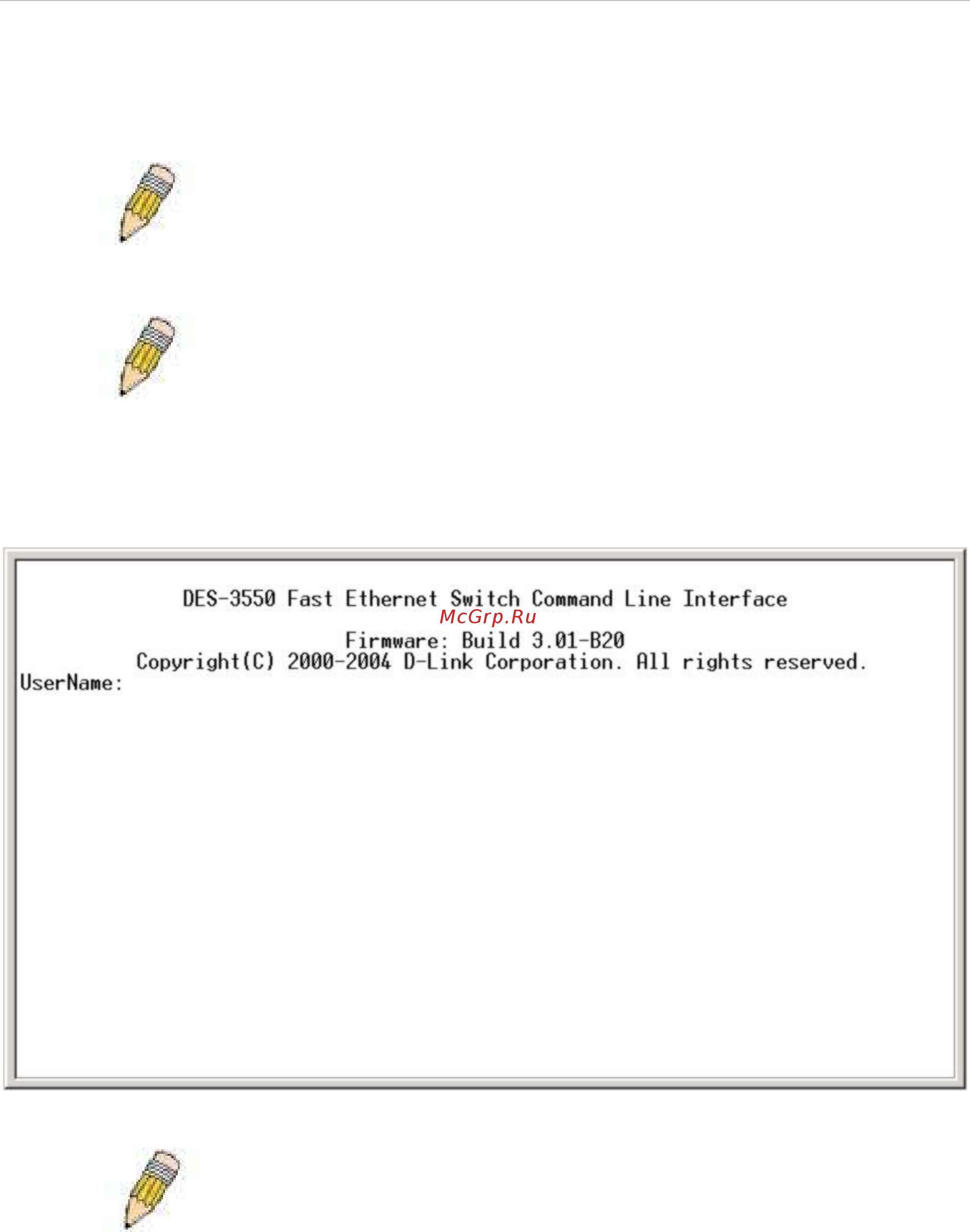 D-Link DES-3552 [30/260] First time connecting to the switch