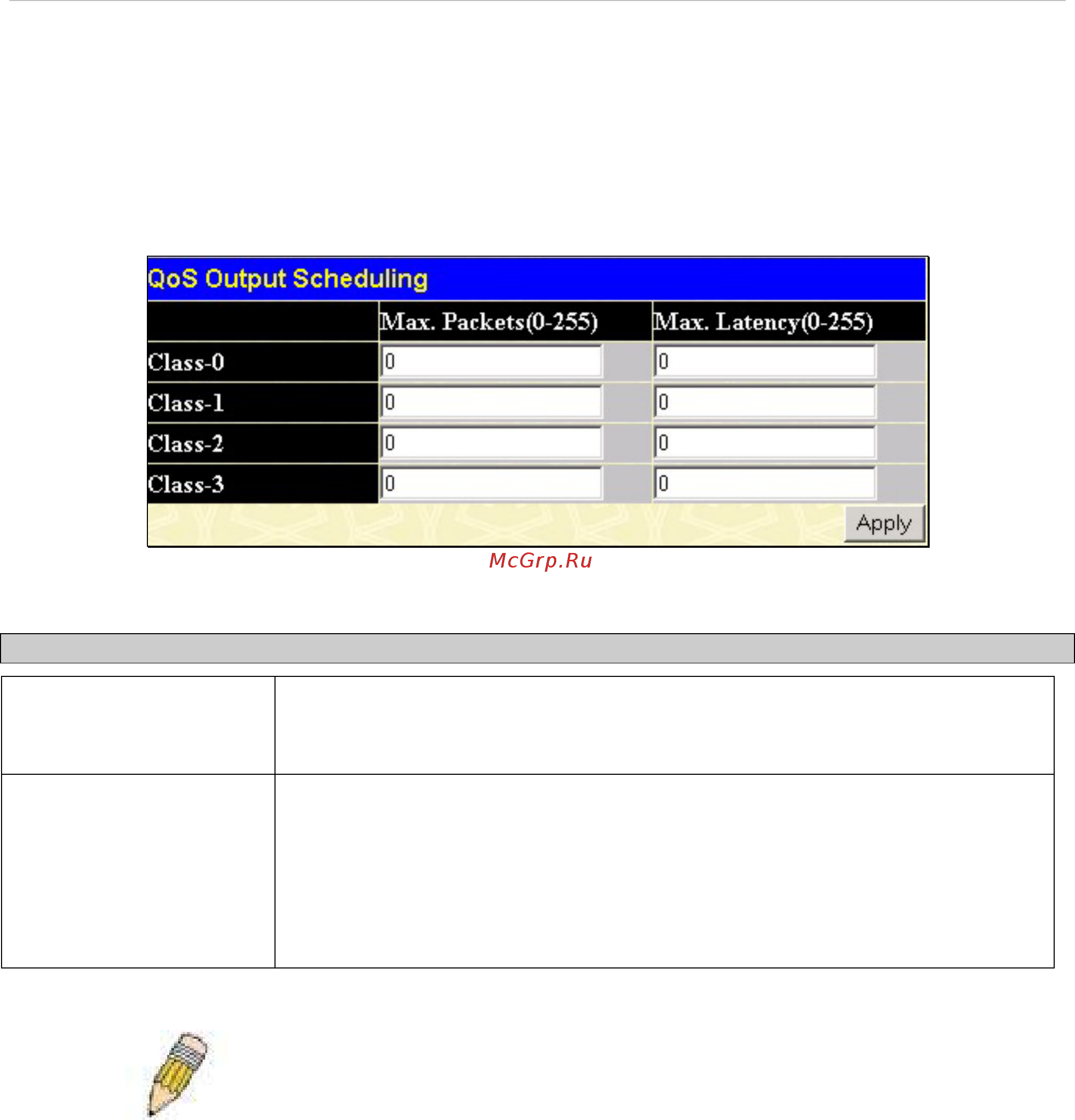 D-Link DES-3528P [87/260] Scheduling