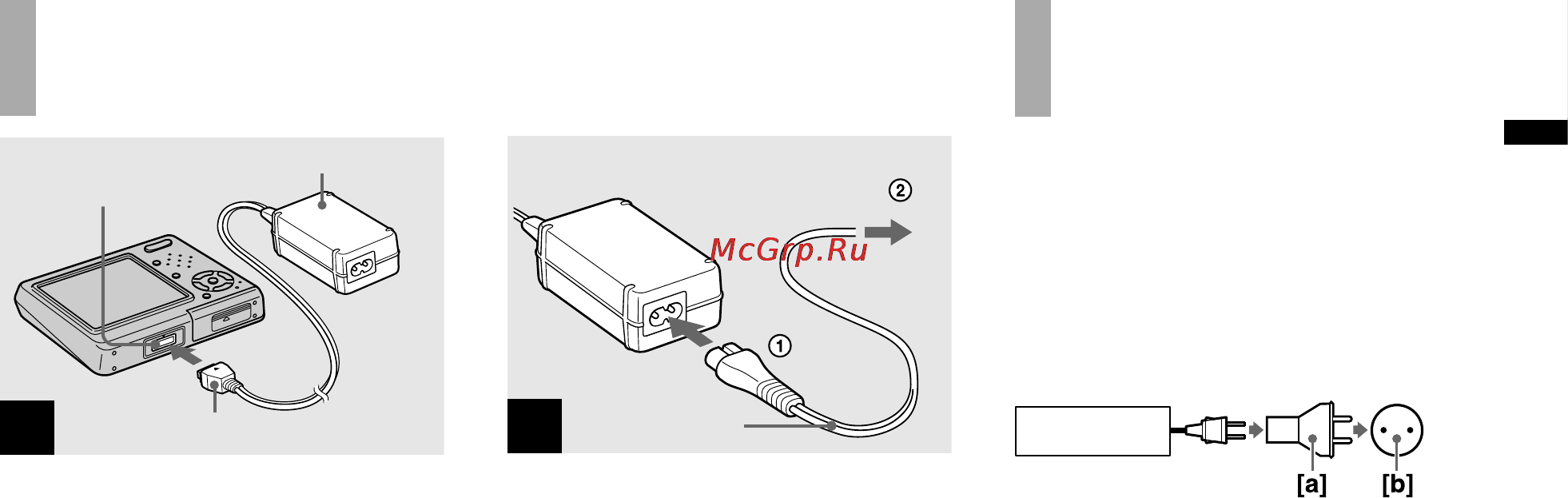 Sony Cyber-Shot DSC-T33 [177/304] Hur man använder nätadaptern