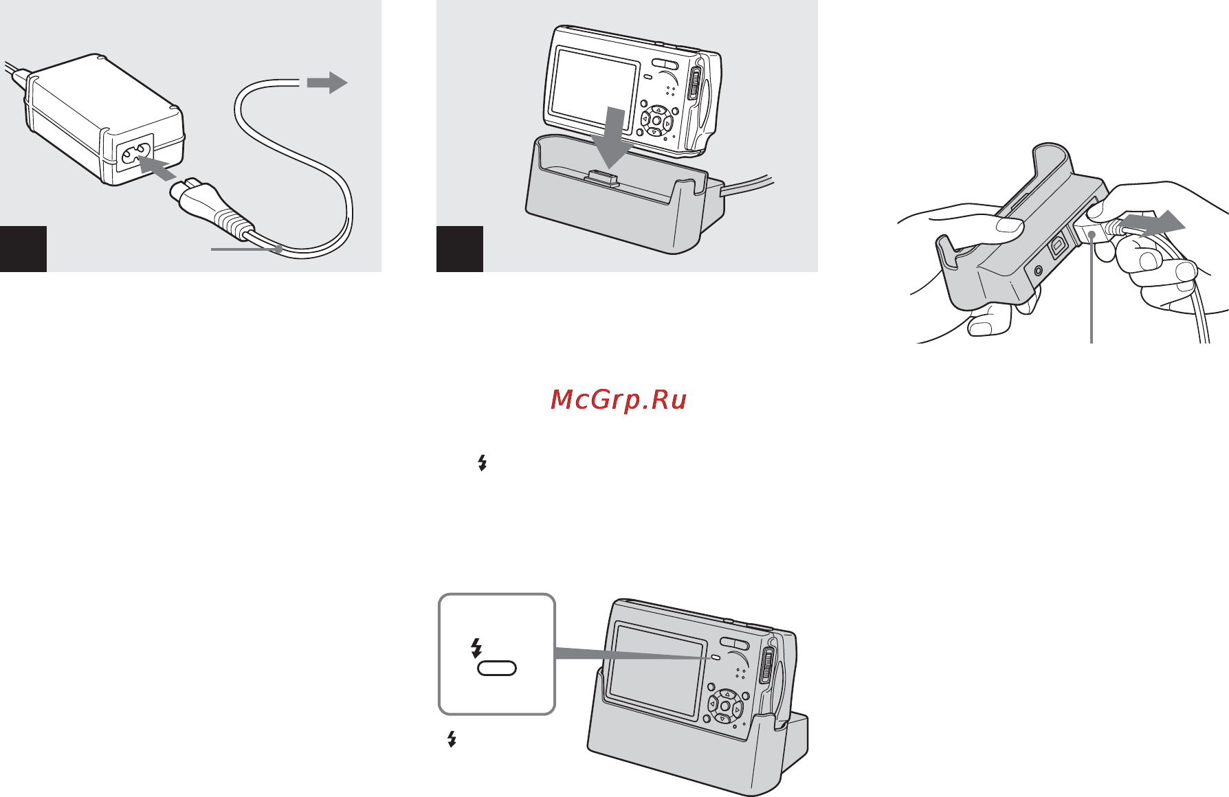Sony Cyber-Shot DSC-T11 [12/128] Connect the camera to the usb cradle
