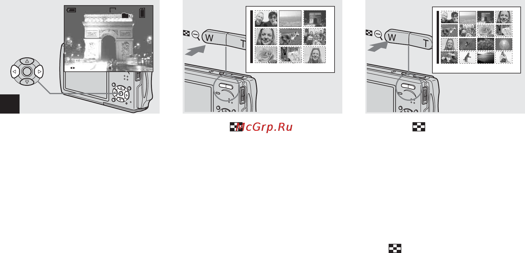 Sony Cyber-Shot DSC-T11 [36/128] Viewing an index screen nine image or sixteen image