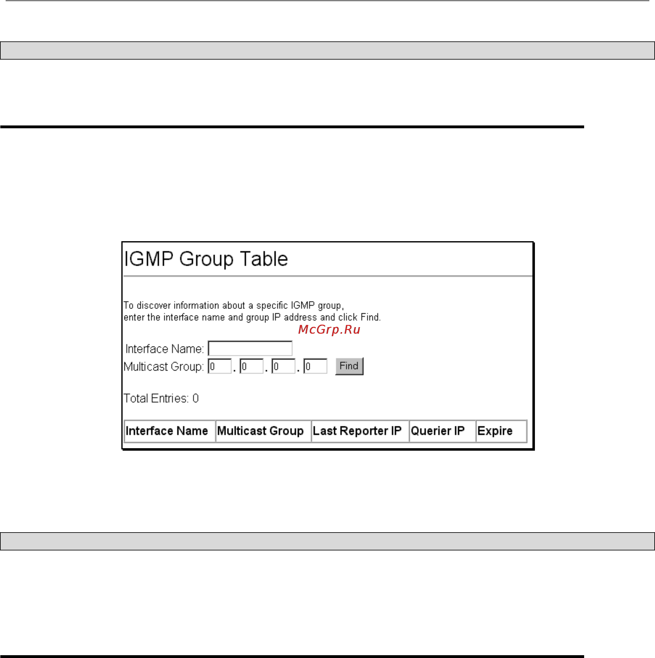 D-Link DES-3226S [133/242] Igmp group table