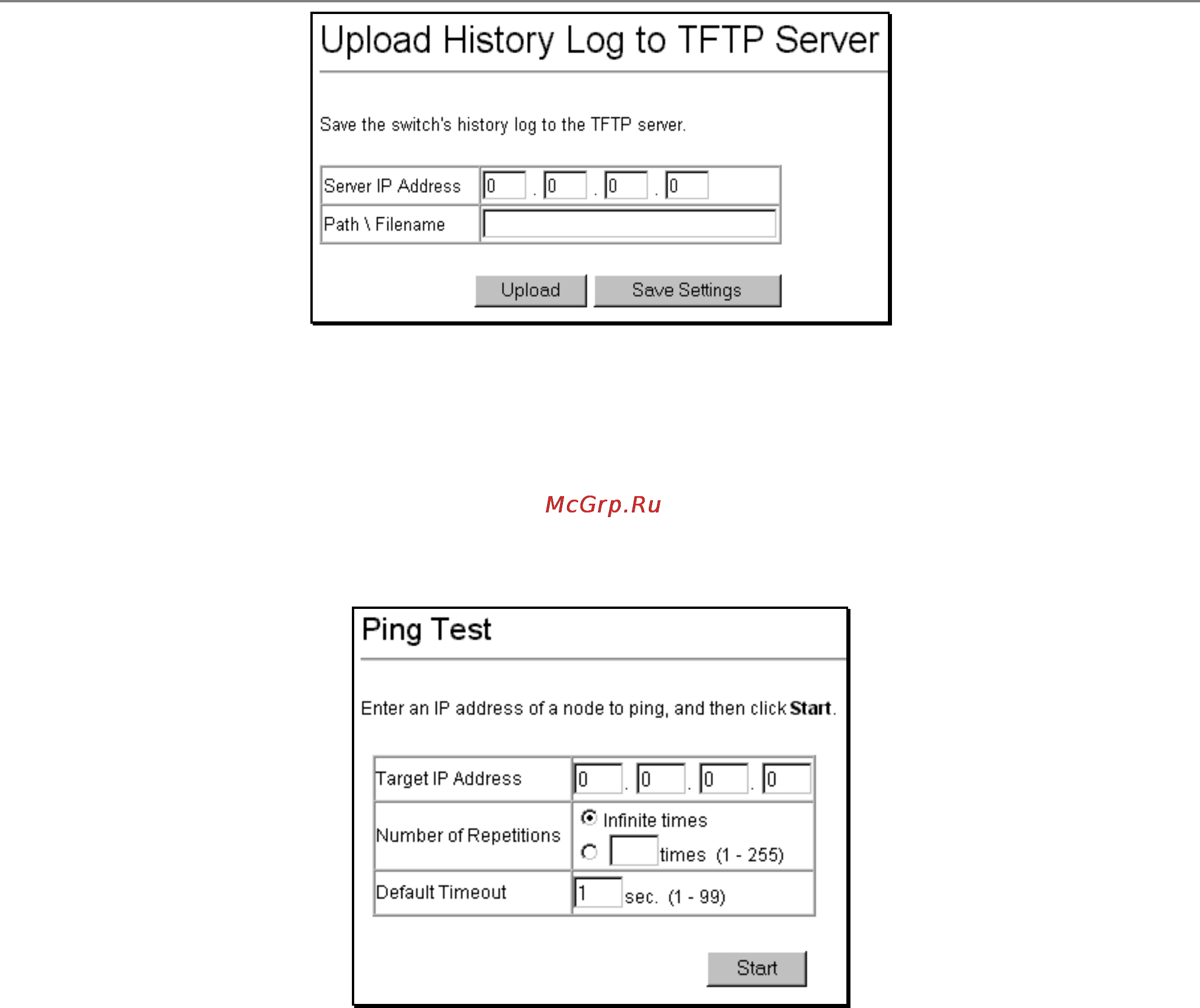 D-Link DES-3326S [138/242] Ping test