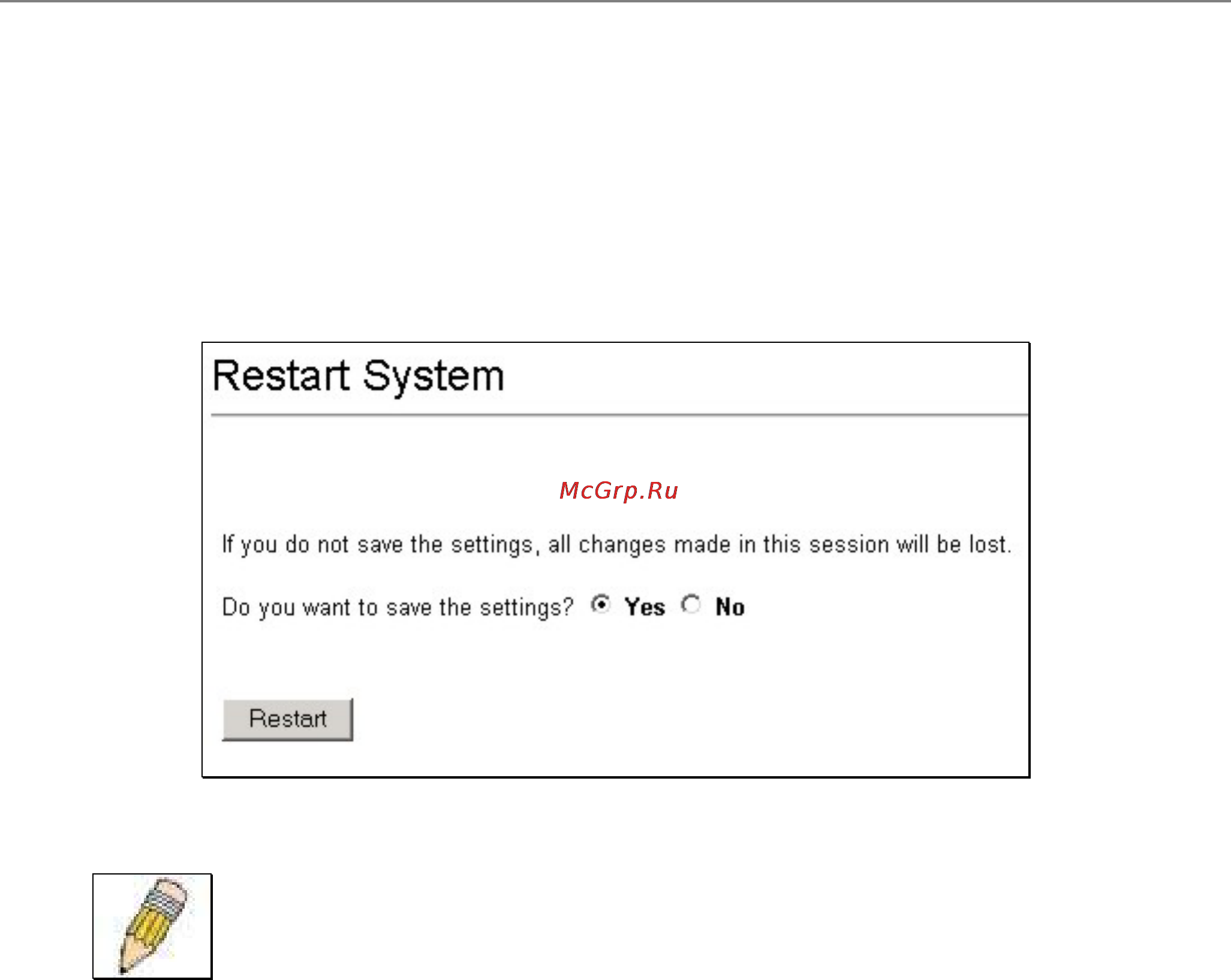 D-Link DES-3226S [51/242] Restart system