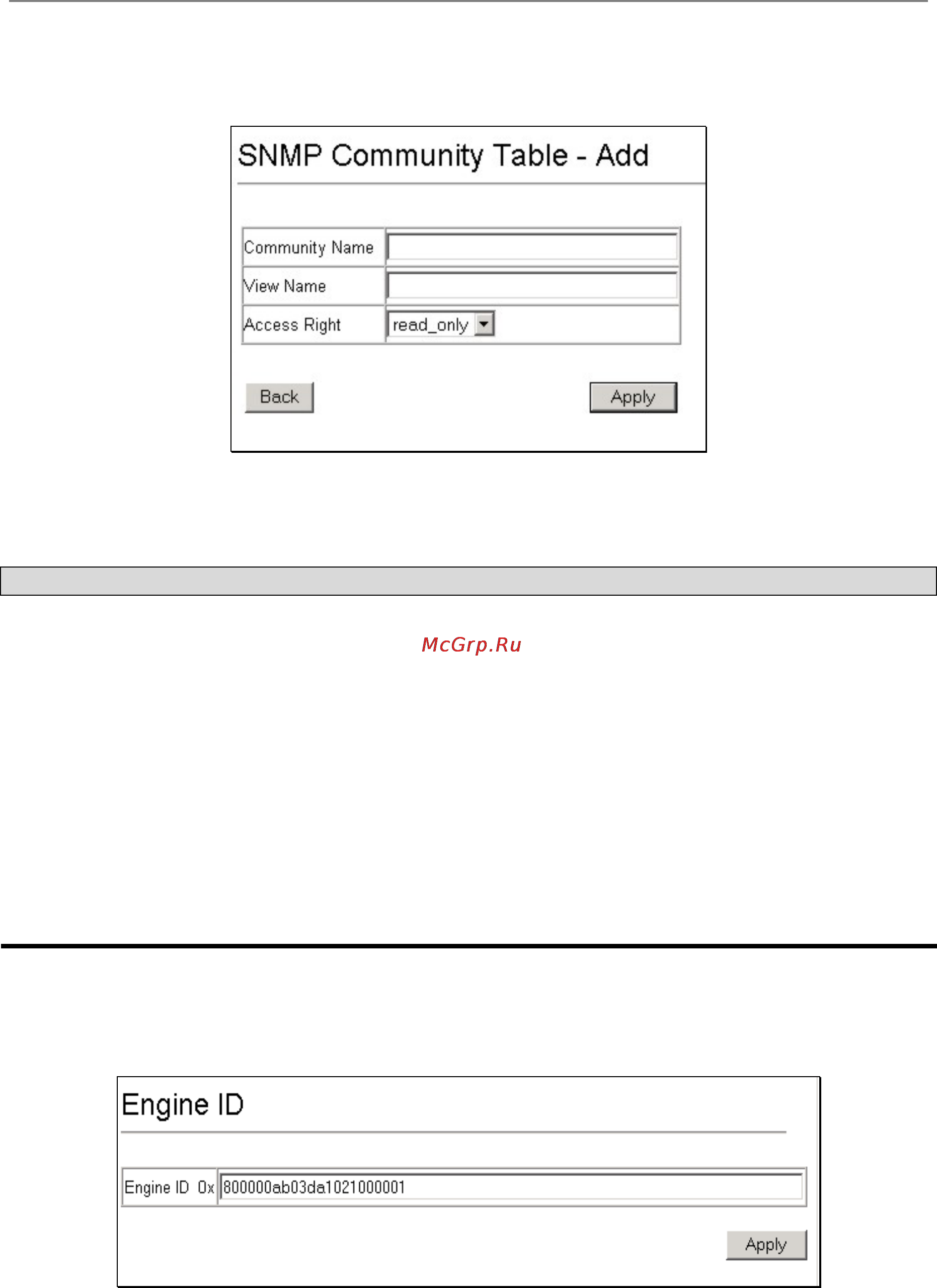D-Link DES-3326SR [113/240] Snmp engine id