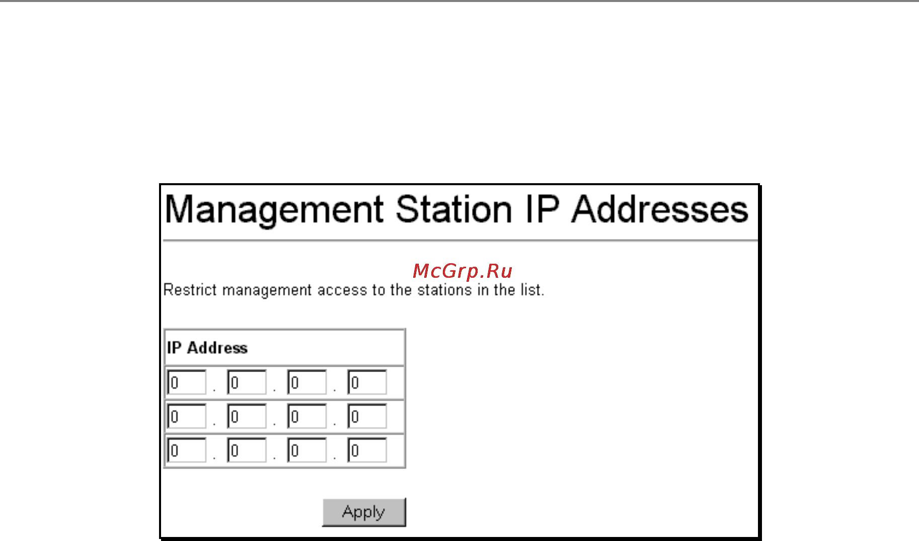 D-Link DES-3326SR [116/240] Security ip management