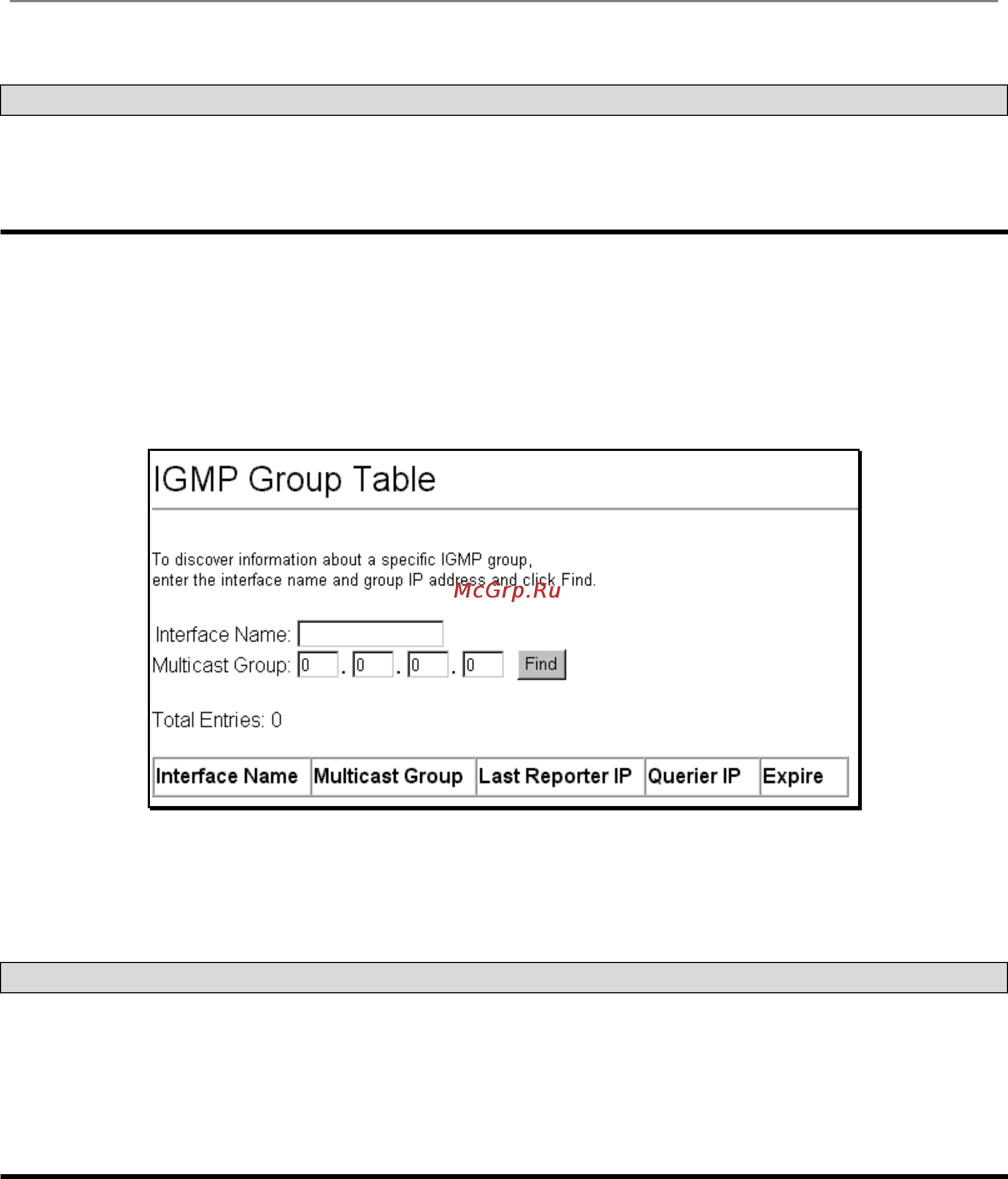 D-Link DES-3326SR [132/240] Igmp group table