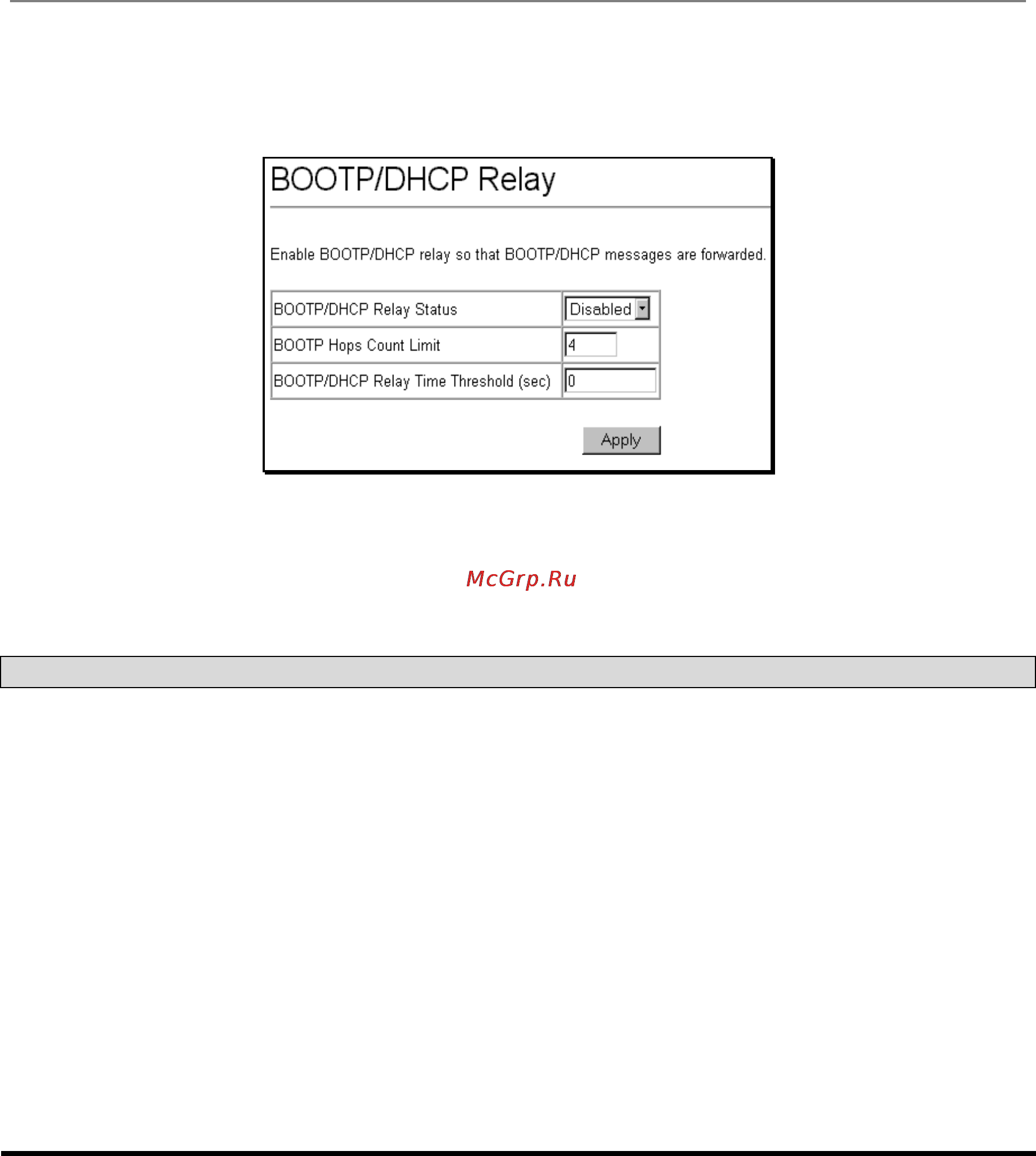 D-Link DES-3326SR [138/240] Dhcp bootp and dns relay