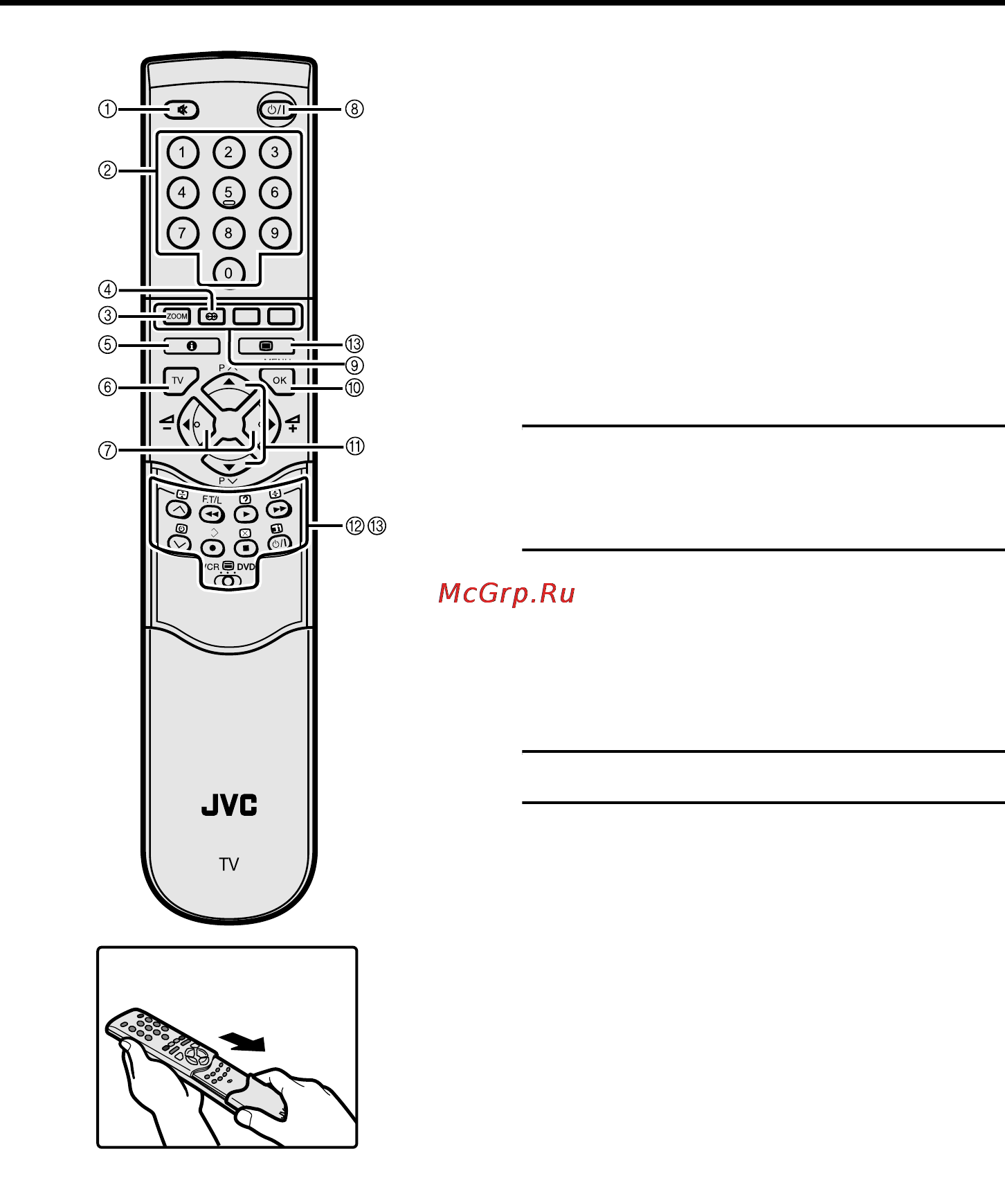 JVC AV-28X37SUE [104/281] Tlačítka a funkce dálkového ovladače