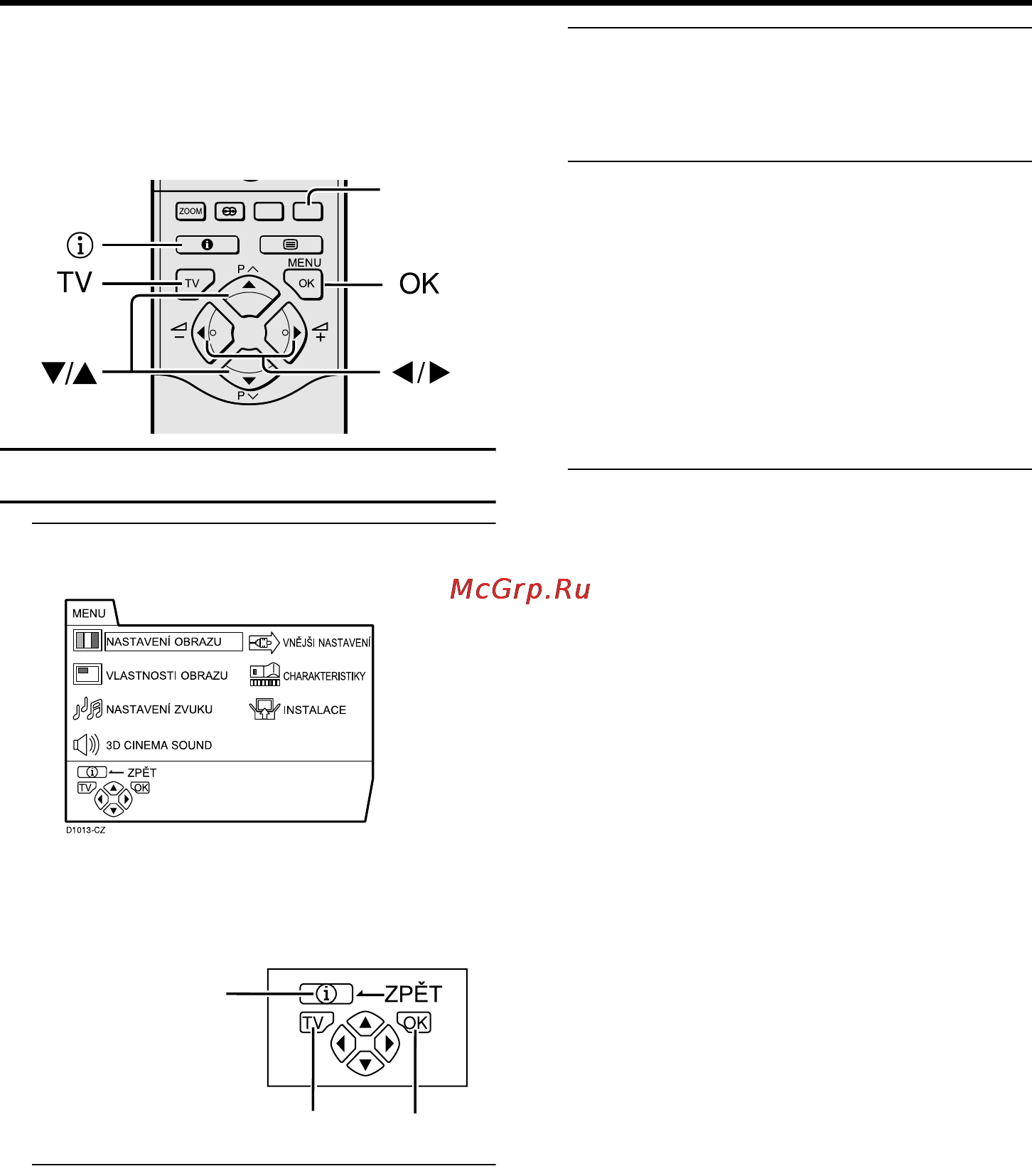 JVC AV-28X37SUE [112/281] Používání televizního menu
