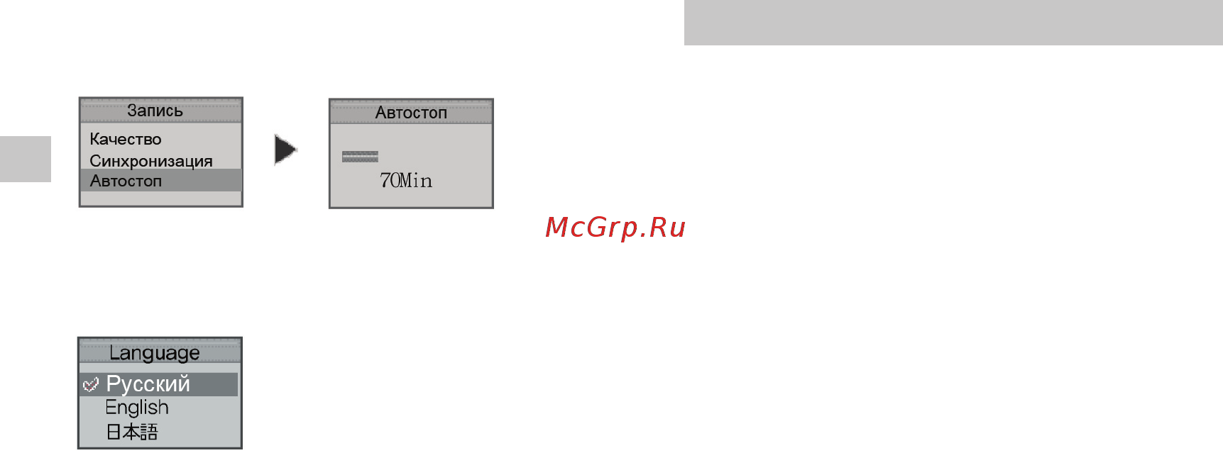 Rovercomputers RoverMedia Aria X7 [36/46] Меню language язык