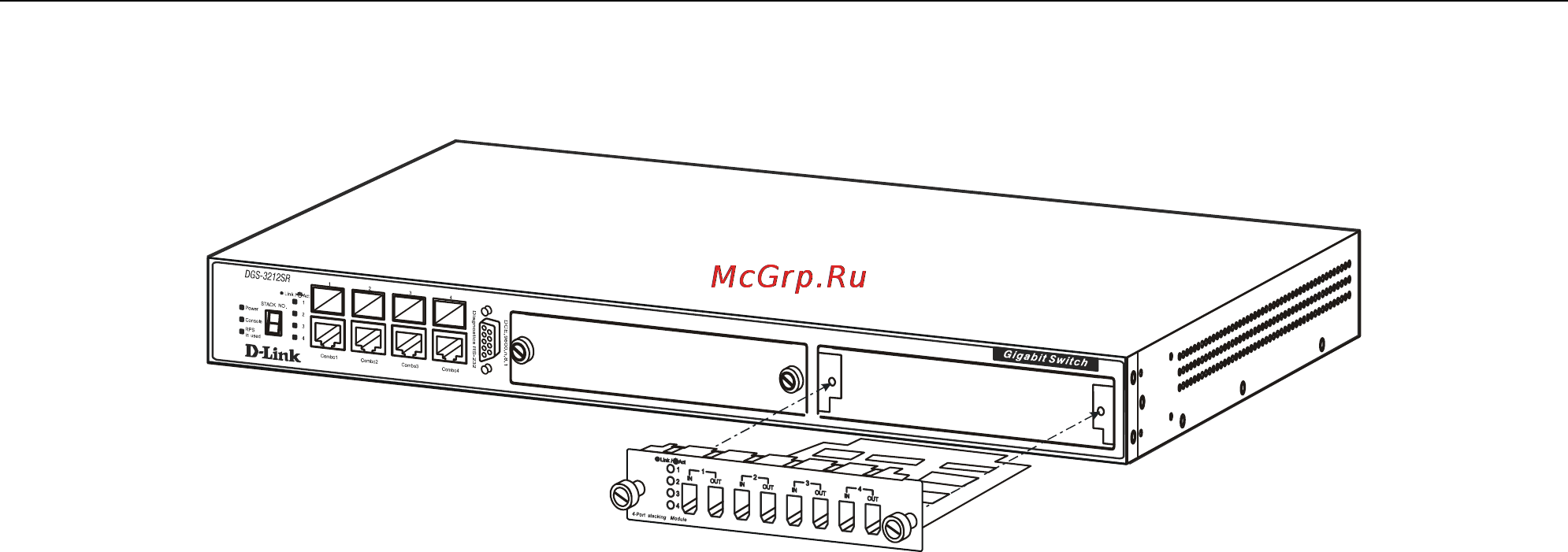 D-Link DGS-3212SR [19/224] Switch stacking
