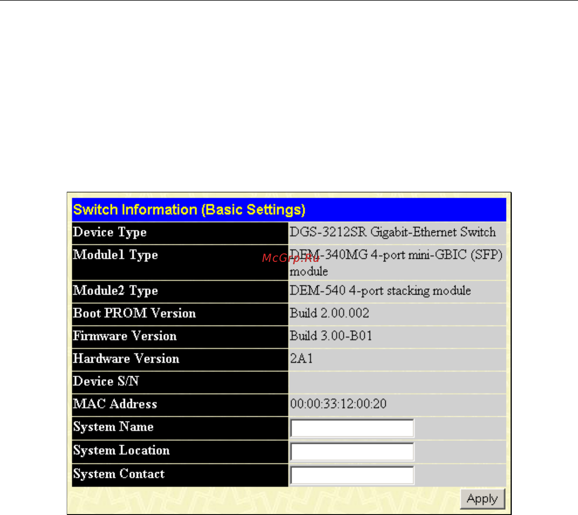 D-Link DGS-3212SR [37/224] Basic setup