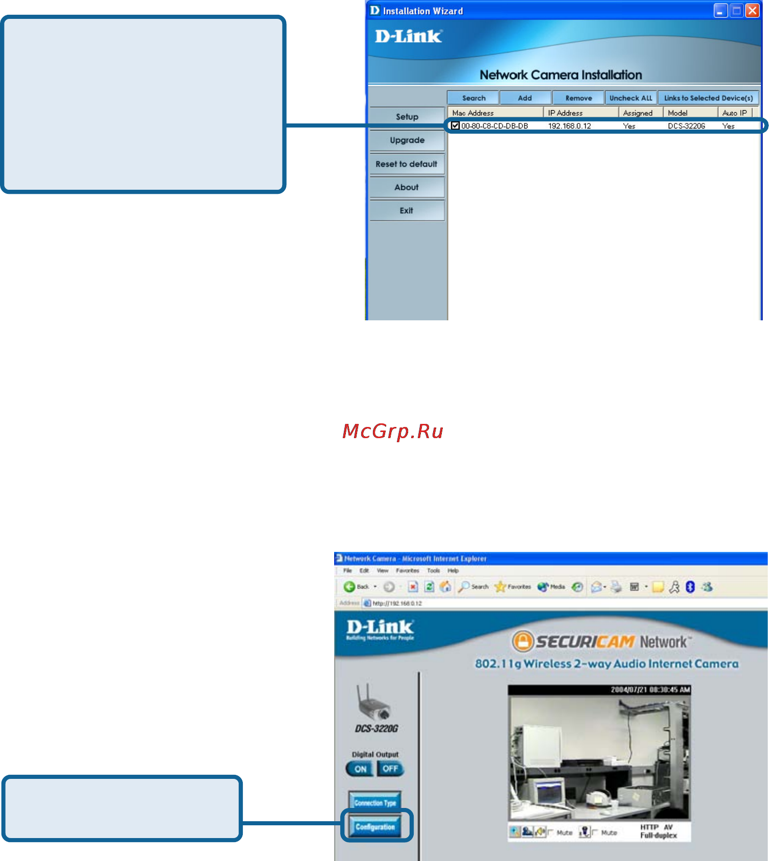D-Link DCS-3220G [28/143] Using configuring the dcs 3220g with a nat router continued